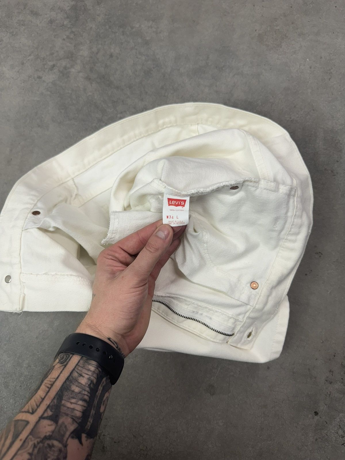 Levi's Vintage 90’s Levi’s 515 Relaxed Fit Denim Shorts Size 34 Size US 34 / EU 50 - 12 Thumbnail