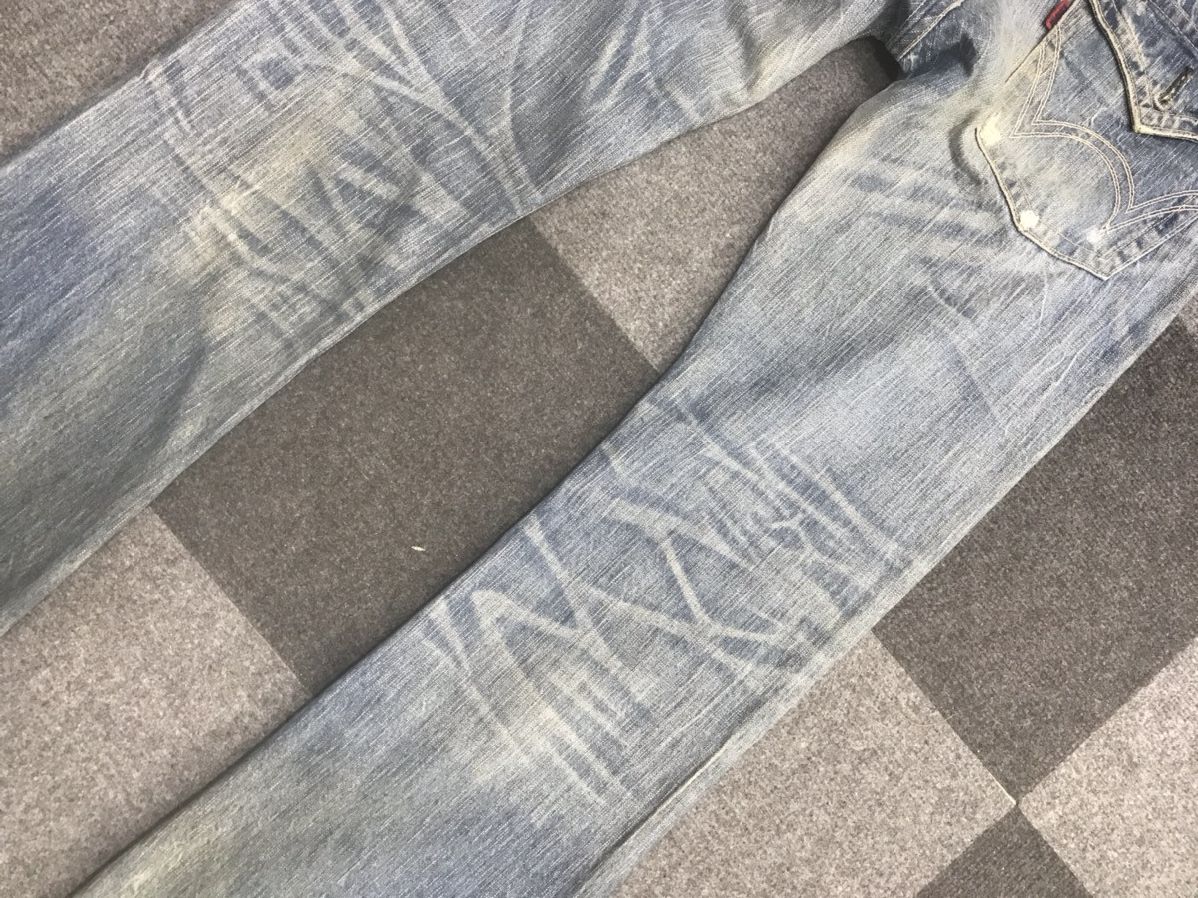 Edwin 💥FLARE💥 EDWIN Rusty Distressed Denim Size US 35 - 16 Thumbnail