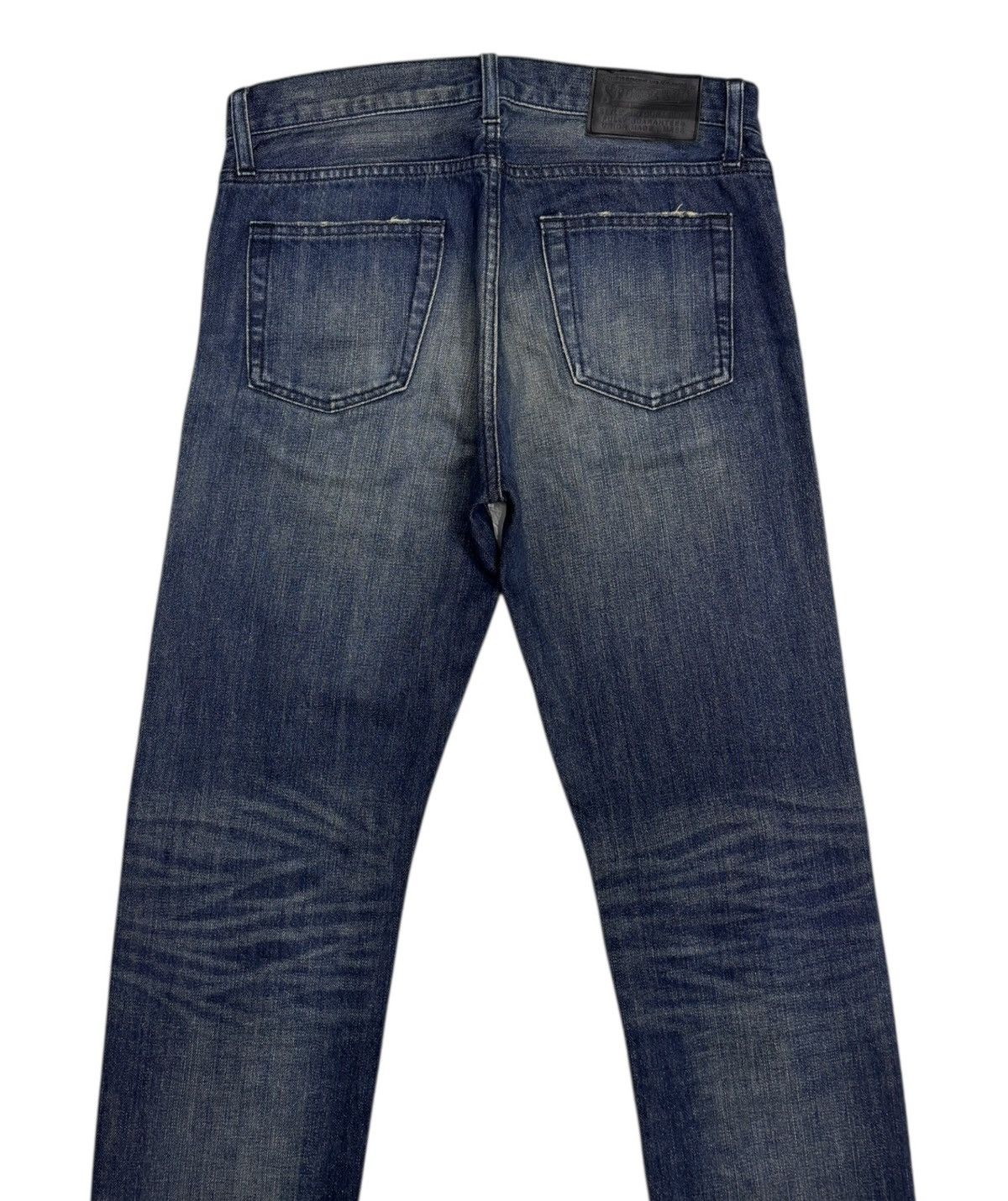 Isamu Katayama Backlash × Japanese Brand 🔥Vintage Japanese Regular Straight Distressed Denim Jeans Size US 32 / EU 48 - 6 Thumbnail