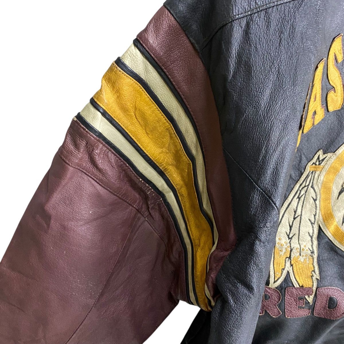 NFL Vintage NFL Red Skins leather jacket Size US M / EU 48-50 / 2 - 8 Thumbnail