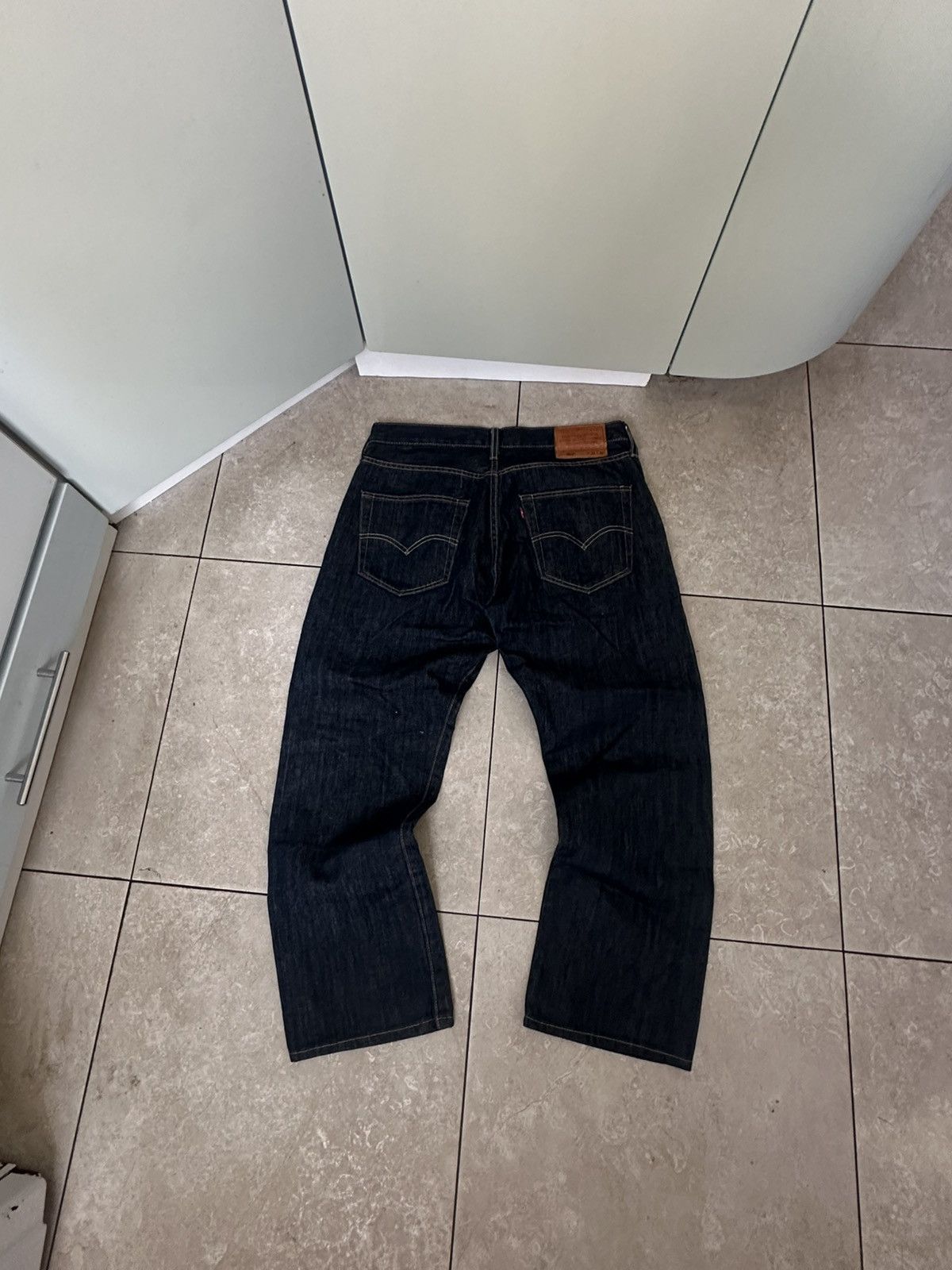 Levi's Levis 501 Denim Jeans Y2K Loose Fit Size US 30 / EU 46 - 3 Thumbnail