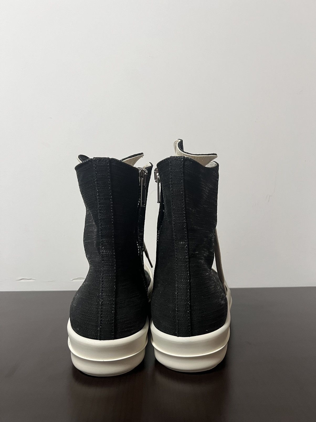 Rick Owens Drkshdw Rick owens ramones high top sneakers sz45 Size US 12 / EU 45 - 6 Thumbnail