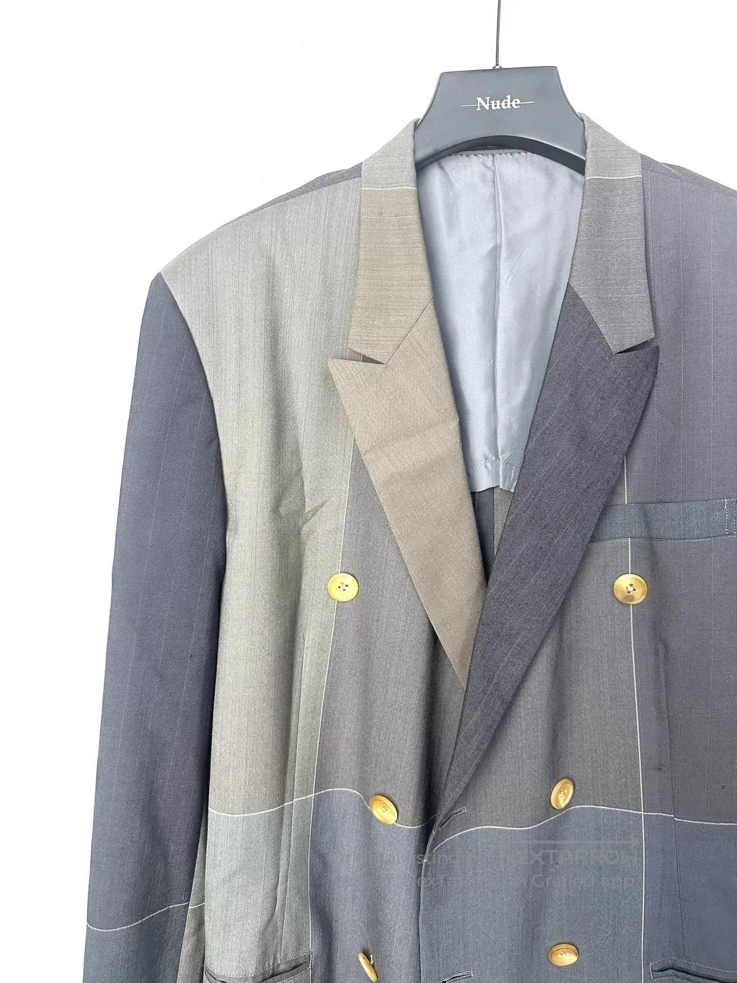 Yohji Yamamoto Yohji Yamamoto Pour Homme Color Block Suit. Size US M / EU 48-50 / 2 - 2 Thumbnail