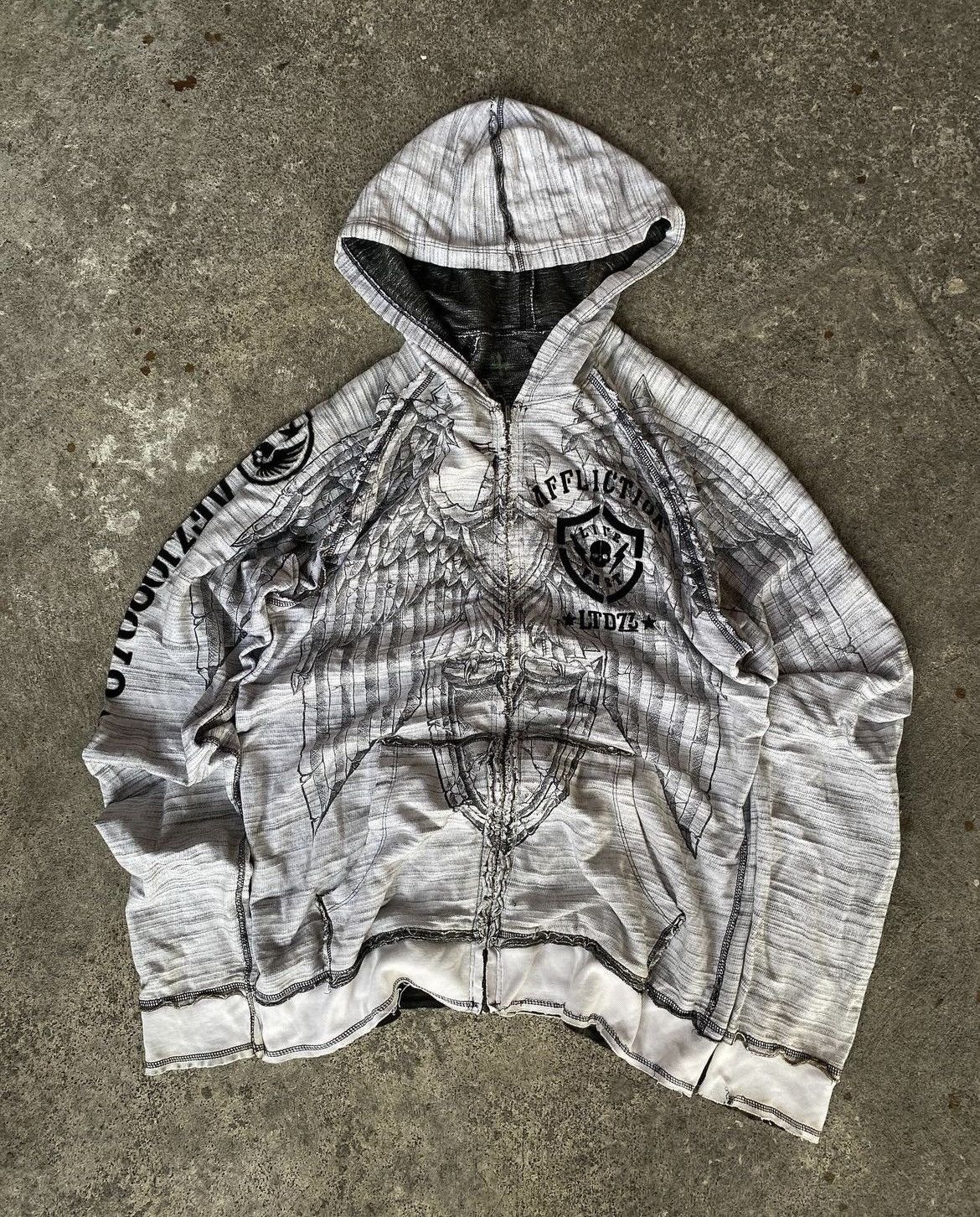 image of Affliction Jacket Double View in Black, Men's (Size Medium)
