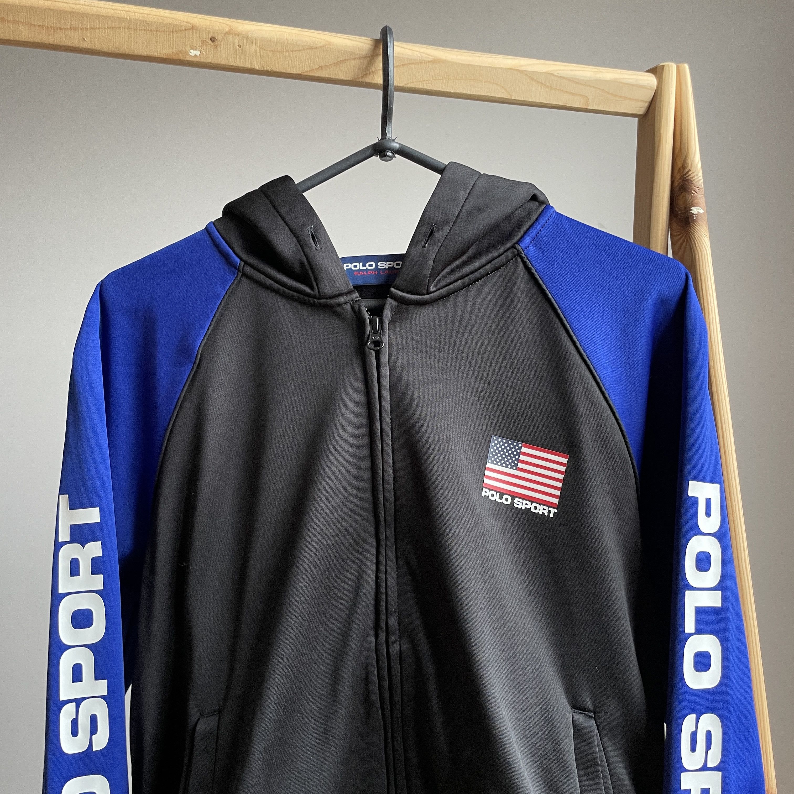 Polo Ralph Lauren Polo Sport Ralph Lauren Womens Hooded Track Top Size L Size L / US 10 / IT 46 - 3 Thumbnail