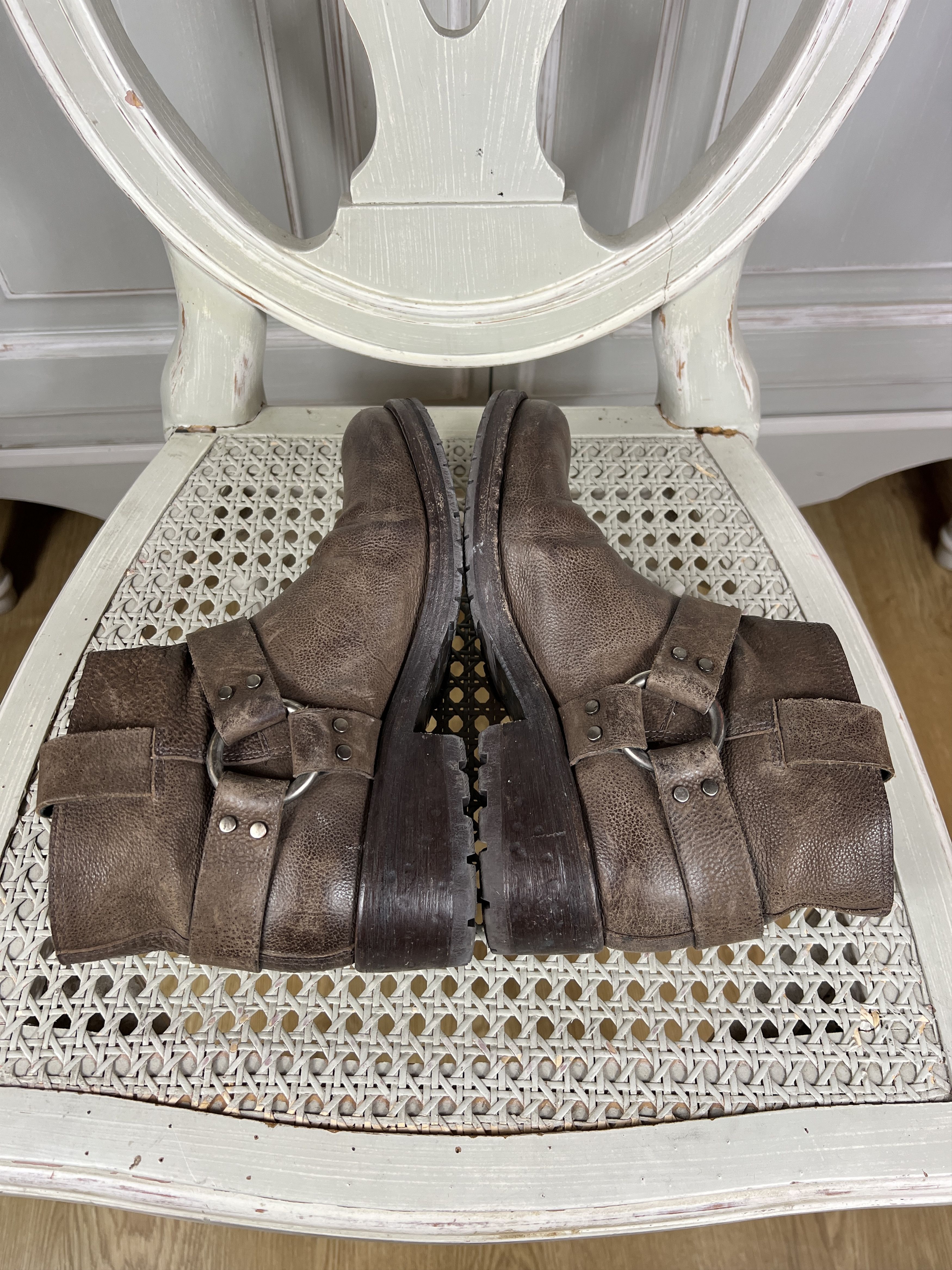 Allsaints allasaints moto boots brown Size US 7.5 / IT 37.5 - 6 Thumbnail