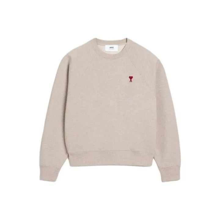 AMI AMI Paris Heart Embroidered Sweater for Unisex -2507 Size US XL / EU 56 / 4 - 1 Thumbnail