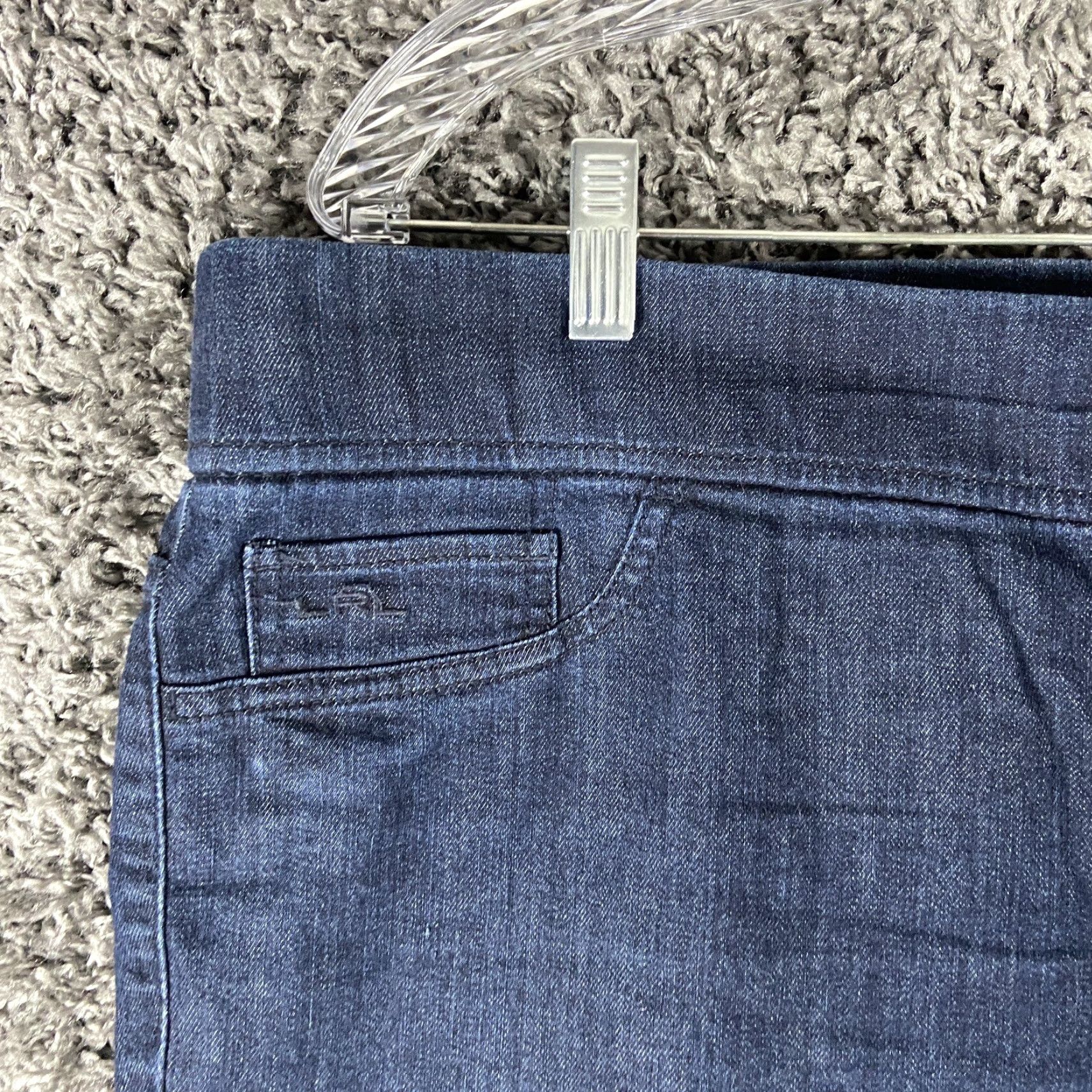 CO Lauren Jeans Co. Jeans Women 16 Blue Skinny Modern Legging Ralph Lauren Size 38" / US 16 / IT 52 - 4 Thumbnail