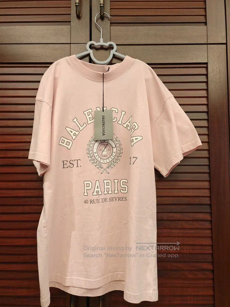 Balenciaga Balenciaga Pink short-sleeve T-shirt, size XS, women's Size XS / US 0-2 / IT 36-38 - 1 Thumbnail