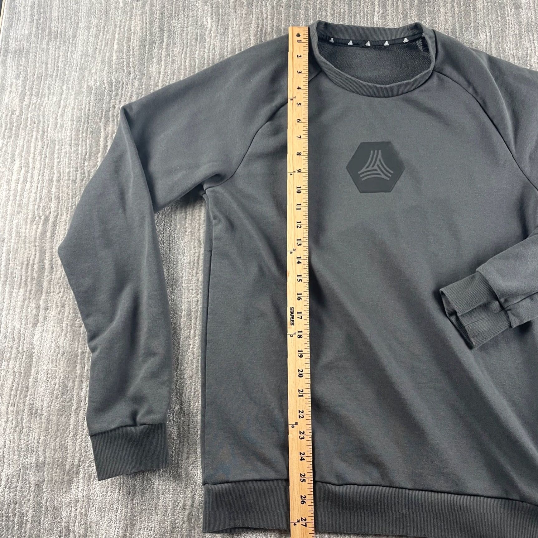 Adidas Adidas Sweater Adult M Crewneck Long Sleeve Pullover Logo Mens Gray Size US L / EU 52-54 / 3 - 7 Thumbnail