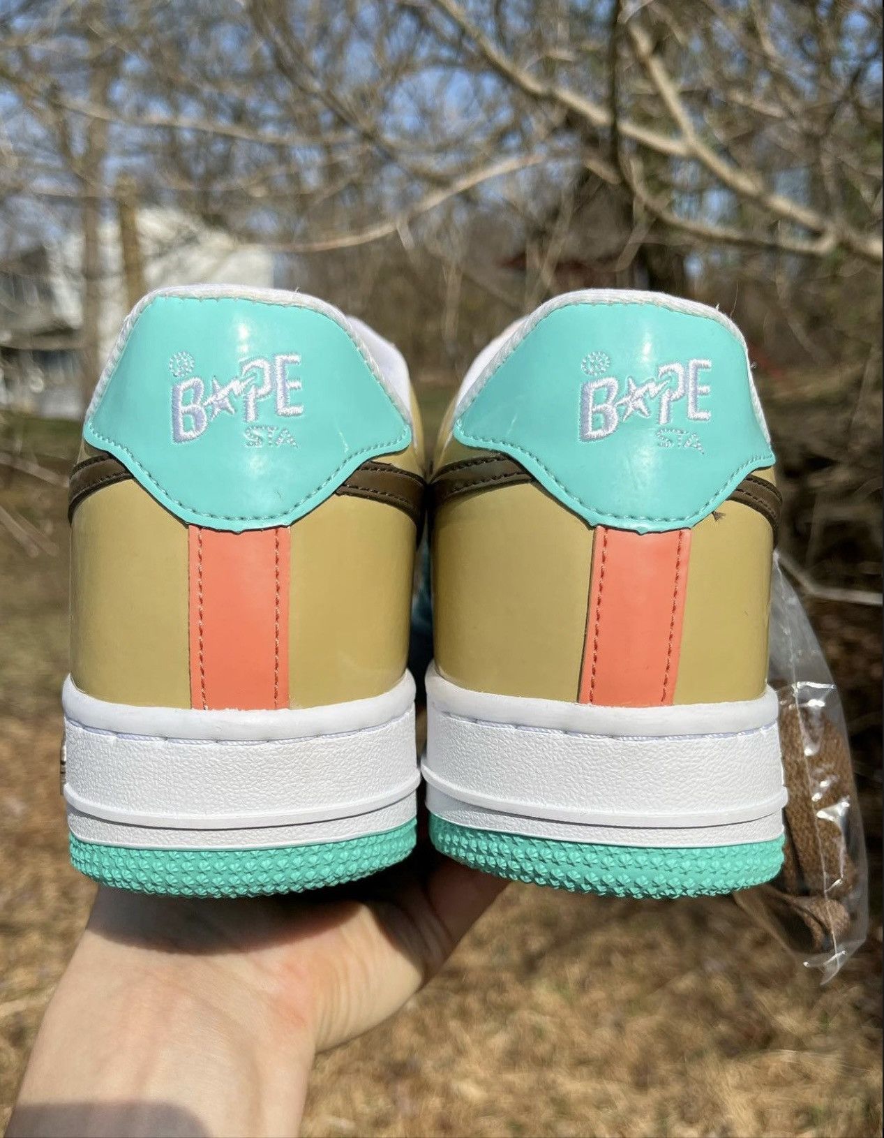 Bape Bapesta Pastel 2009 Size US 10 / EU 43 - 7 Thumbnail