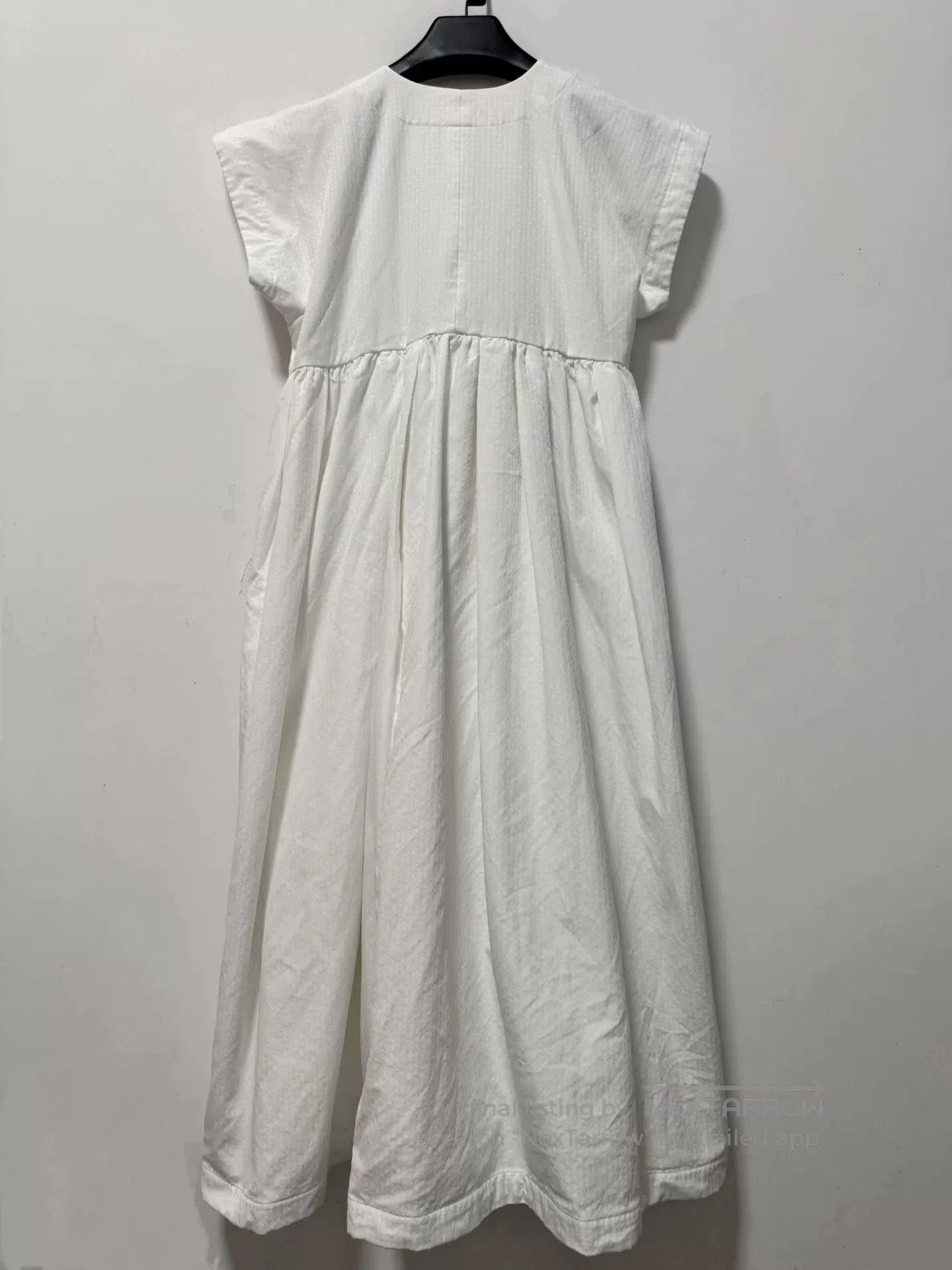 Comme des Garcons CDG comcom Floral Embroidered Mandarin Collar Dress. Size US 26 / EU 42 - 4 Thumbnail