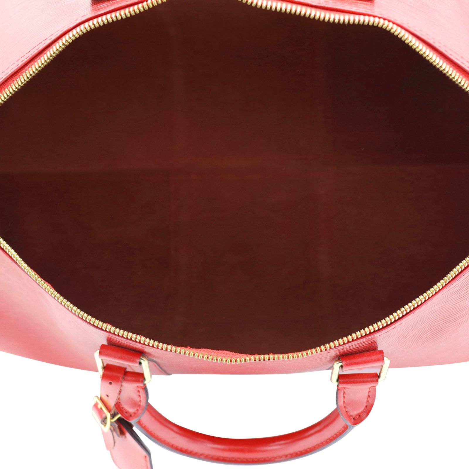 Louis Vuitton 🔴 Keepall 50 Bag - Red Epi Leather Size ONE SIZE - 14 Thumbnail