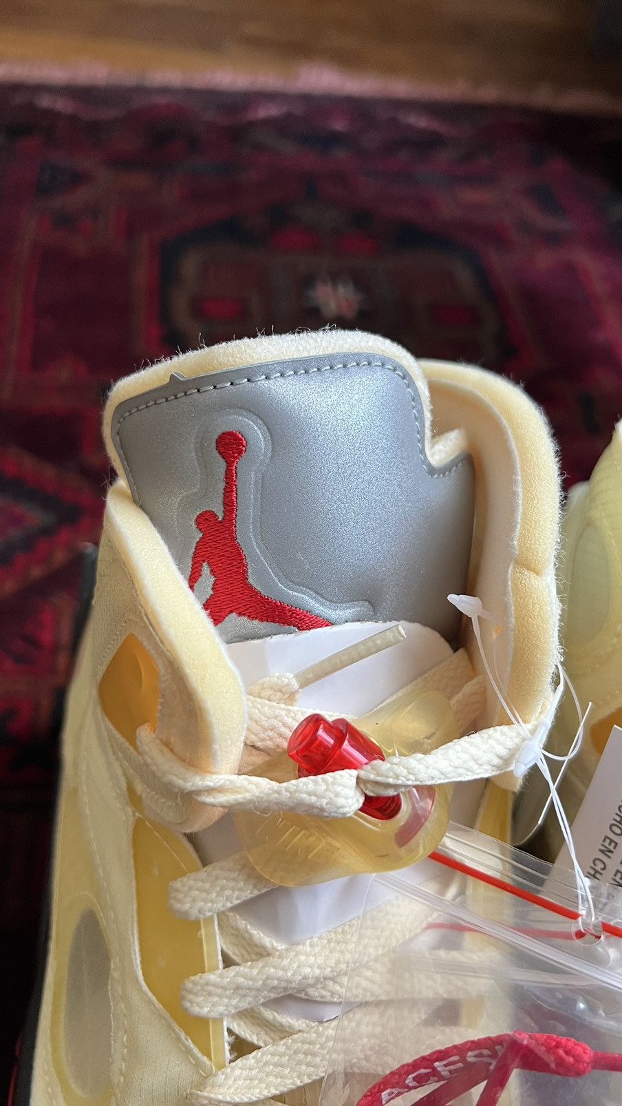 Jordan Brand × Nike × Off-White Air Jordan 5 Off white Size US 12 / EU 45 - 10 Thumbnail