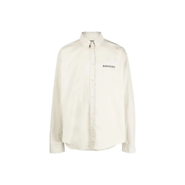 Balenciaga Casual Button-Up Long Sleeve Shirt