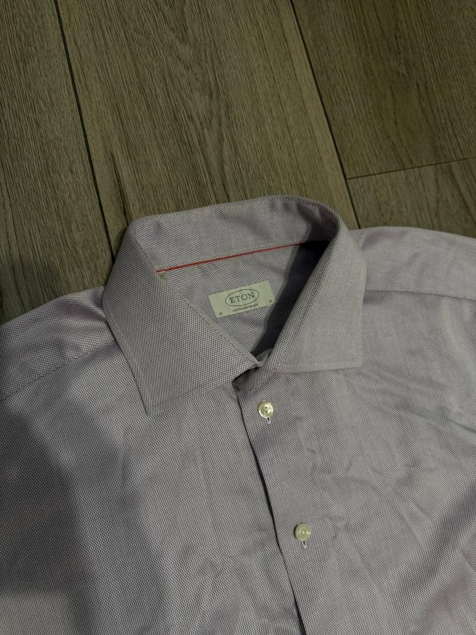 Eton Luxury Eton Shirt Men 41 16 Purple Long Sleeve Size US L / EU 52-54 / 3 - 3 Thumbnail