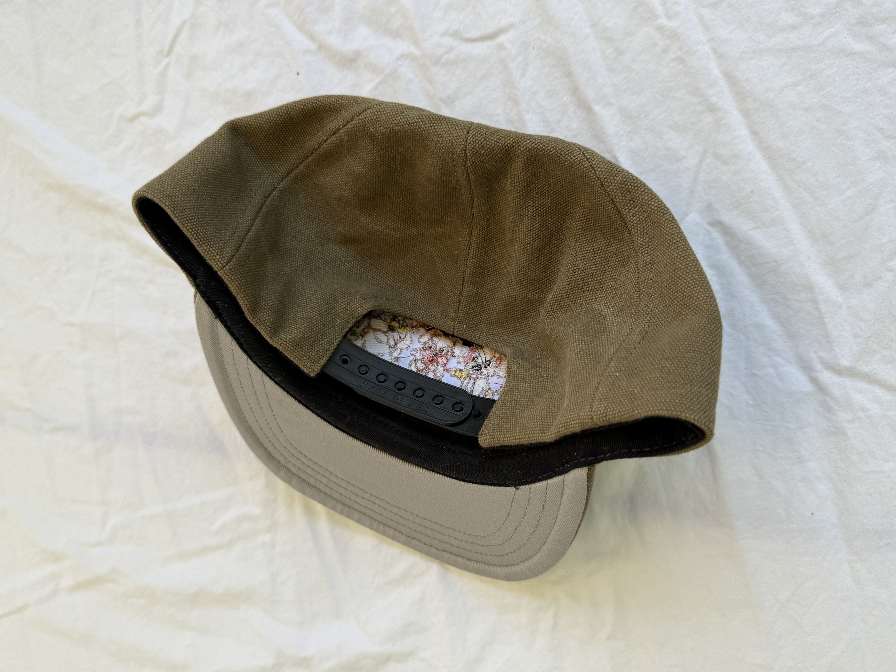 Redrum Dogpound Handmade Canvas Snapback Hat Size ONE SIZE - 5 Thumbnail