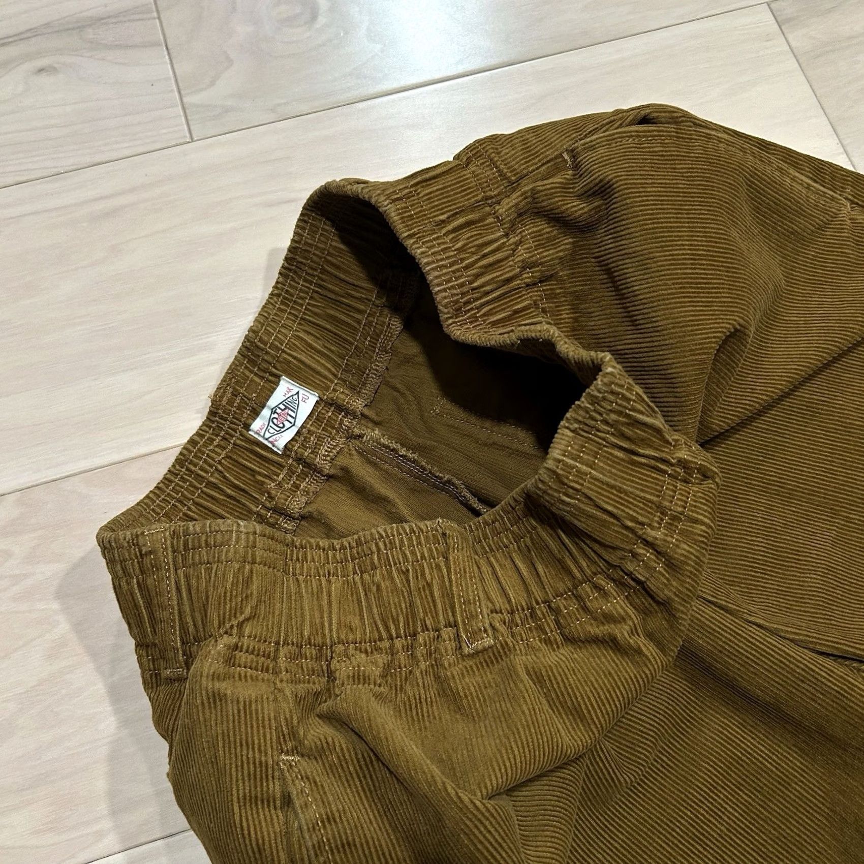 Vintage Maden Clothing Uncle Fu Corduroy Trousers Brown 31-33 Waist Men’s Casual Retro Pants Size US 31 - 2 Thumbnail
