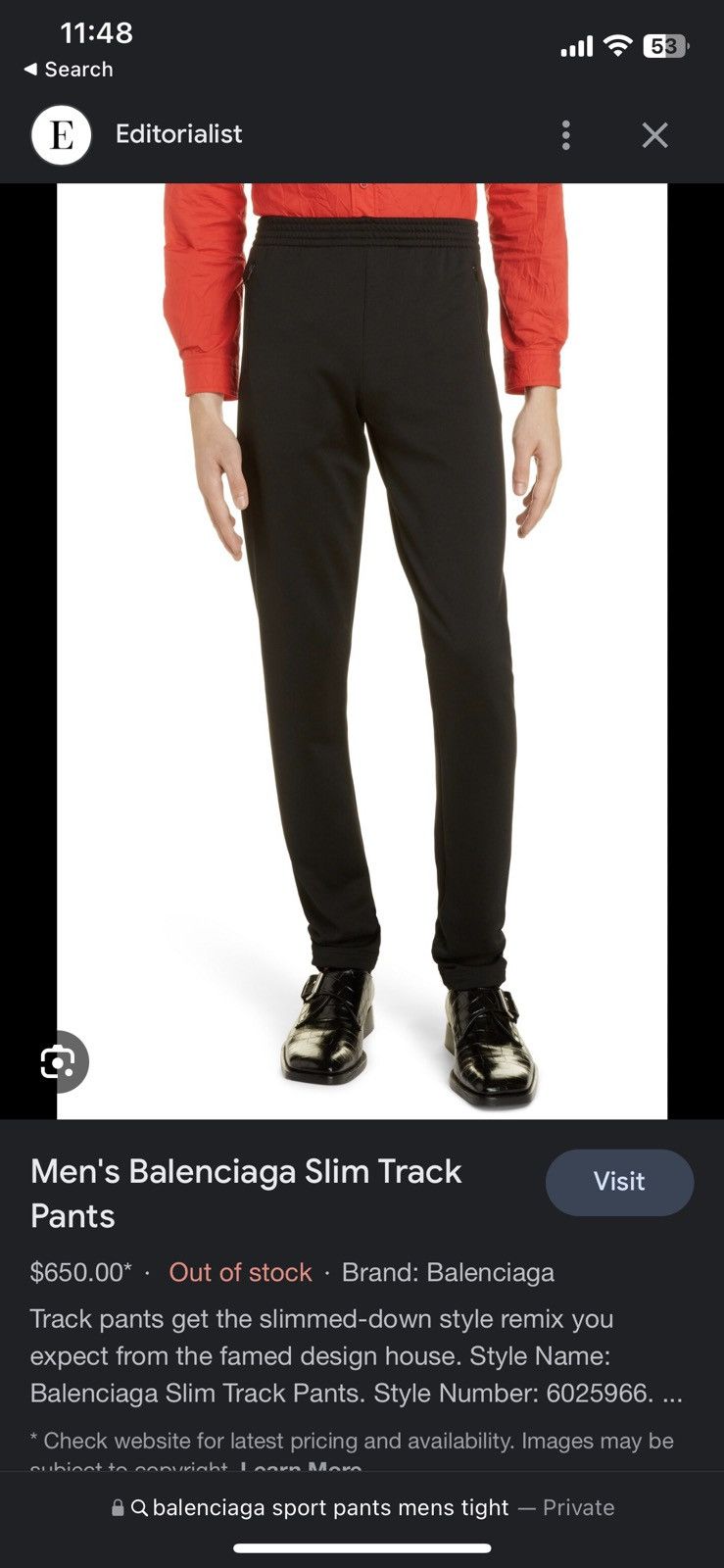 Balenciaga Balenciaga Slim Track Pants Size US 30 / EU 46 - 3 Thumbnail