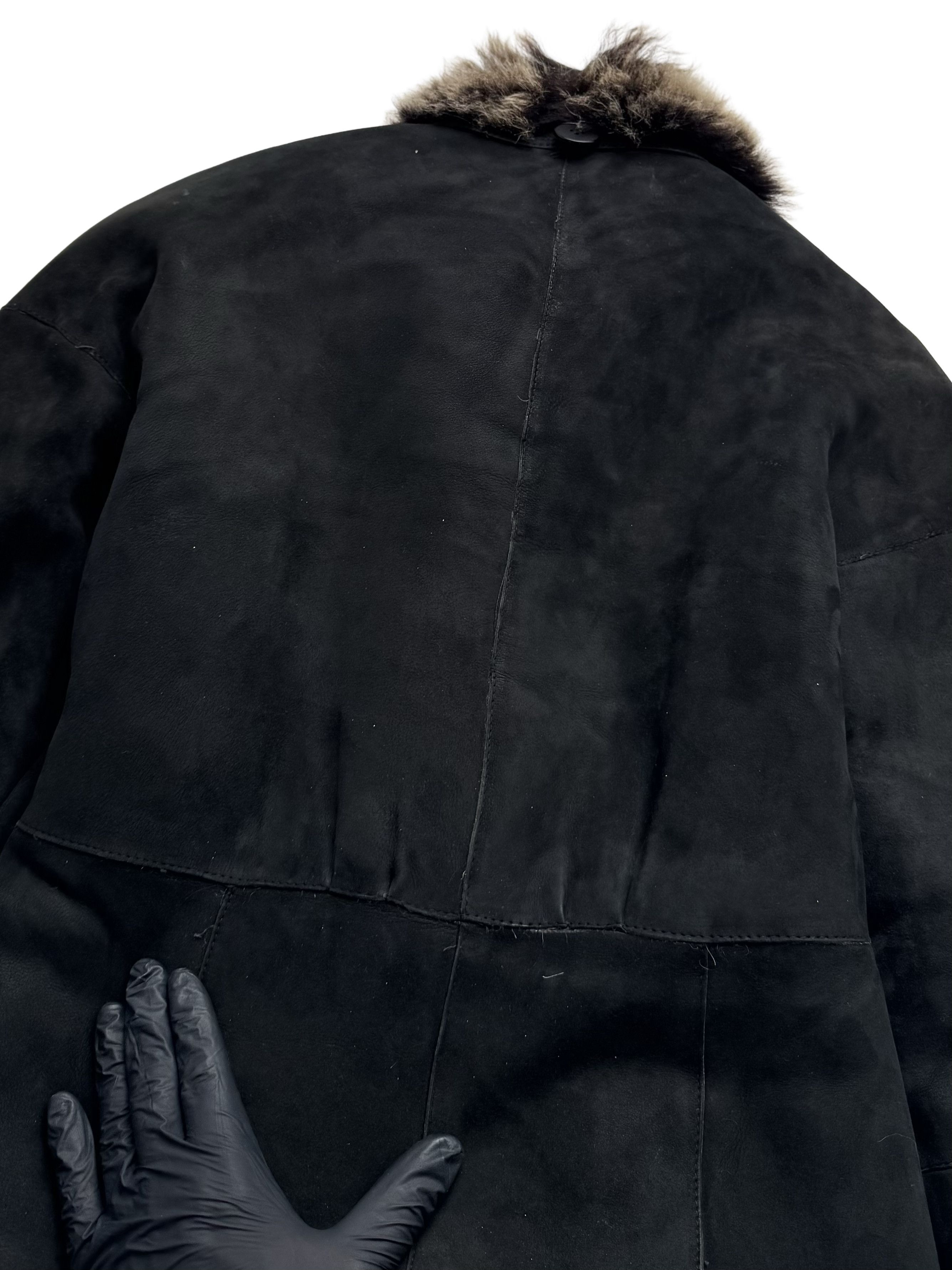 Vintage Vintage Genuine Leather Jacket With Asymmetry Neck Size M / US 6-8 / IT 42-44 - 17 Thumbnail