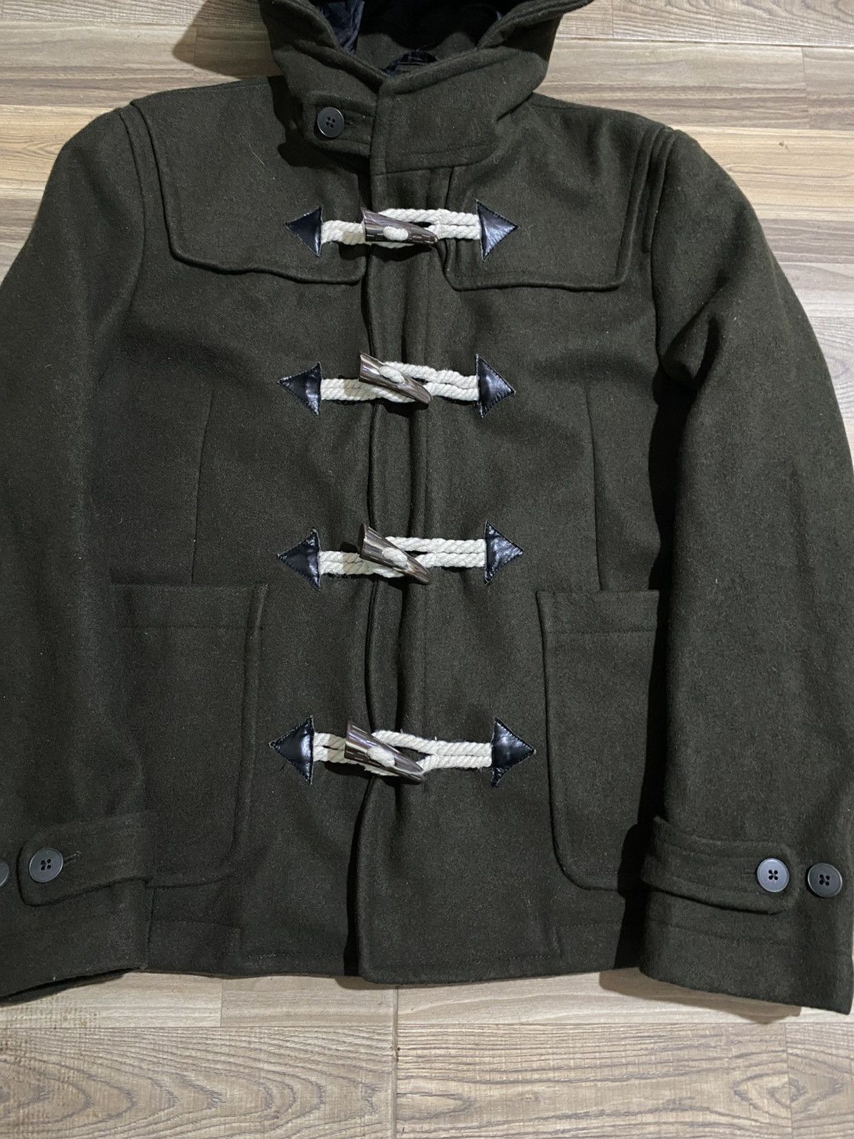 Tete Homme KAZUTAKA KATOH TETE DUE HOMME DUFFLE WOOL JACKET Size US M / EU 48-50 / 2 - 3 Thumbnail