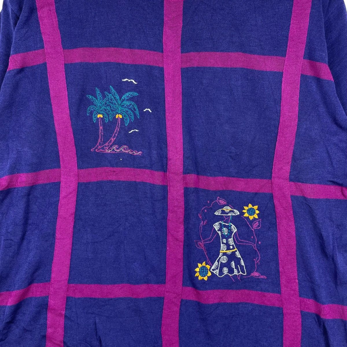 Vintage Vintage Ichibangai Knitwear Shirt Size US L / EU 52-54 / 3 - 3 Thumbnail