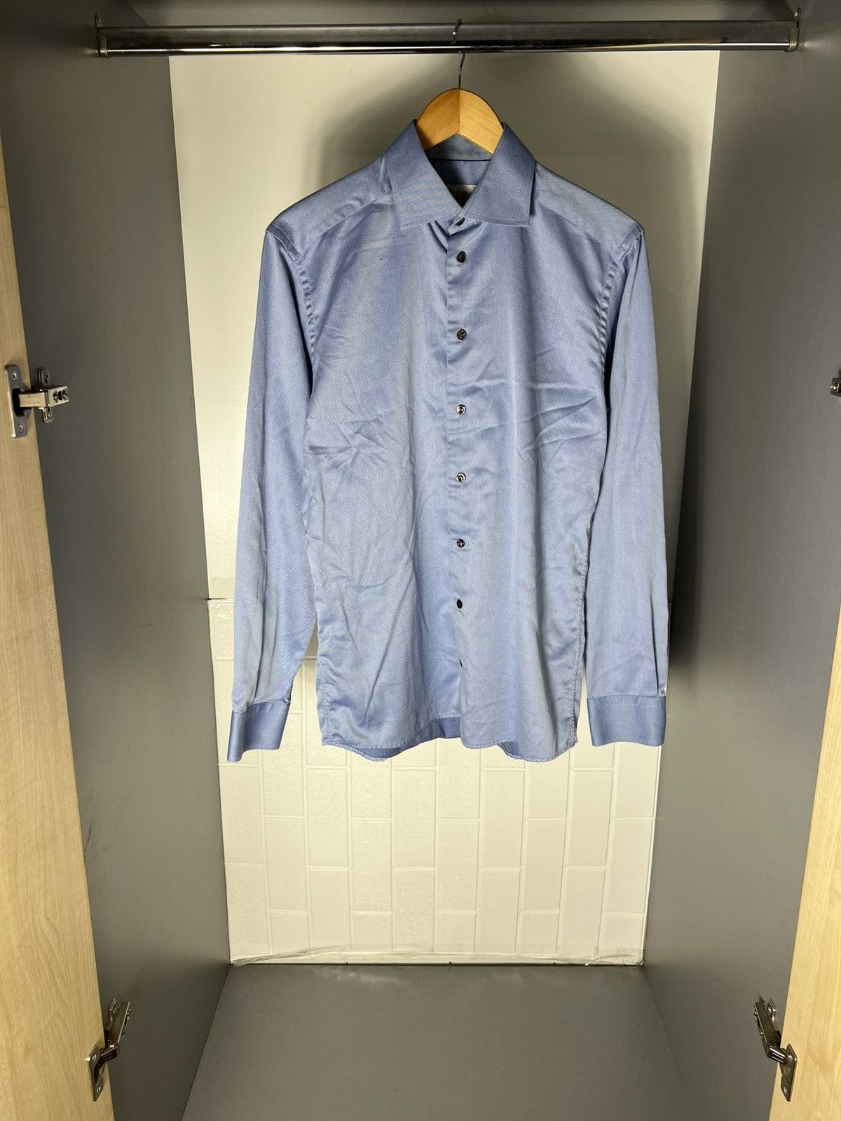 Eton VINTAGE ETON CLASSIC SHIRT ITALIAN DESIGNER CASUAL Y2K 90s Size US M / EU 48-50 / 2 - 2 Thumbnail