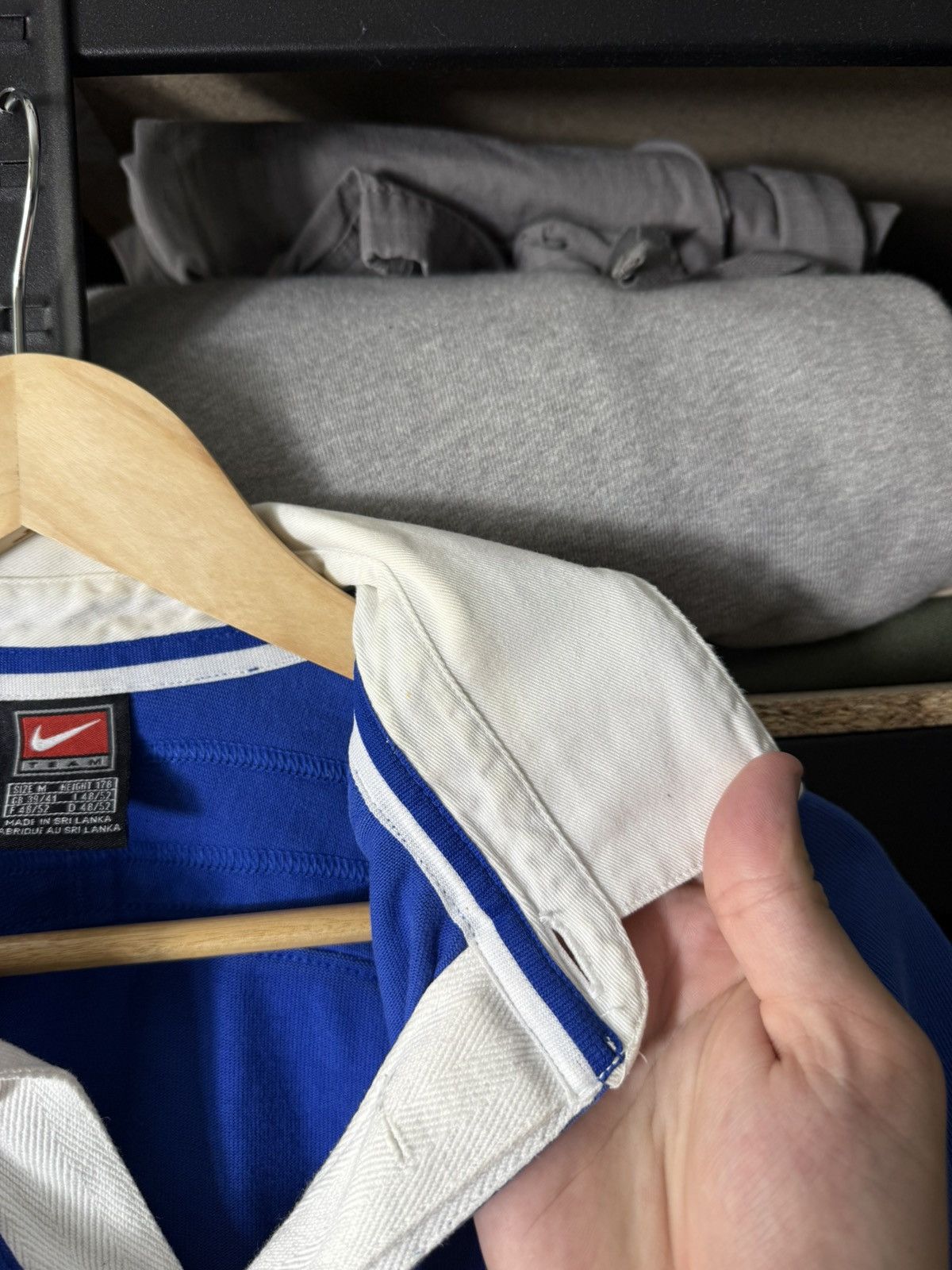 Nike Vintage 90s Nike France Rugby Union Rugby Jersey Long Sleeve Size US M / EU 48-50 / 2 - 15 Thumbnail