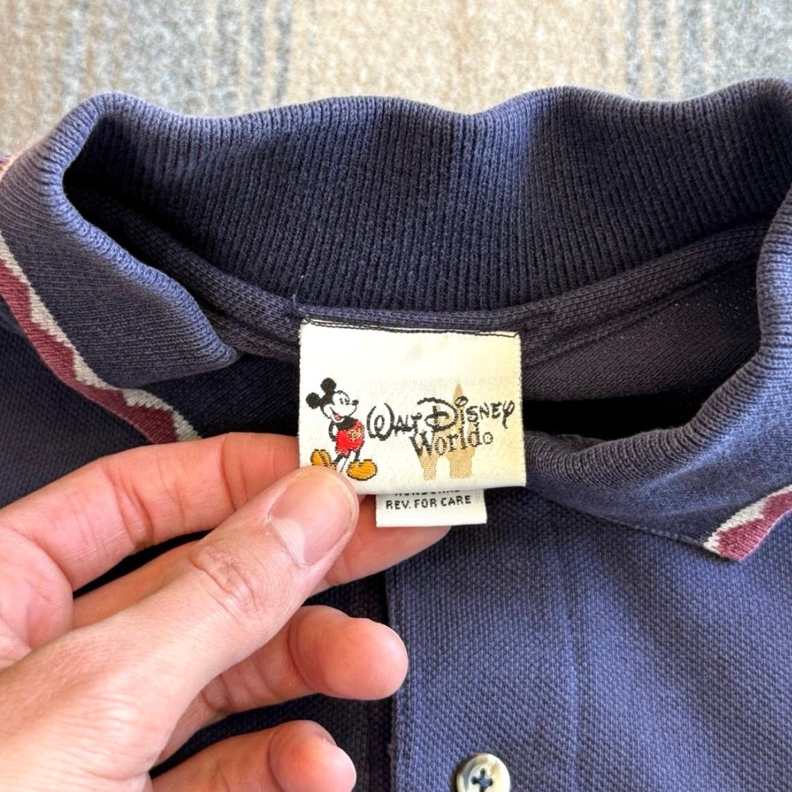Disney VINTAGE Disney Mickey Mouse Golf Polo Shirt Short Sleeve Blue Embroidered 90s Mens L"} Size US L / EU 52-54 / 3 - 2 Thumbnail