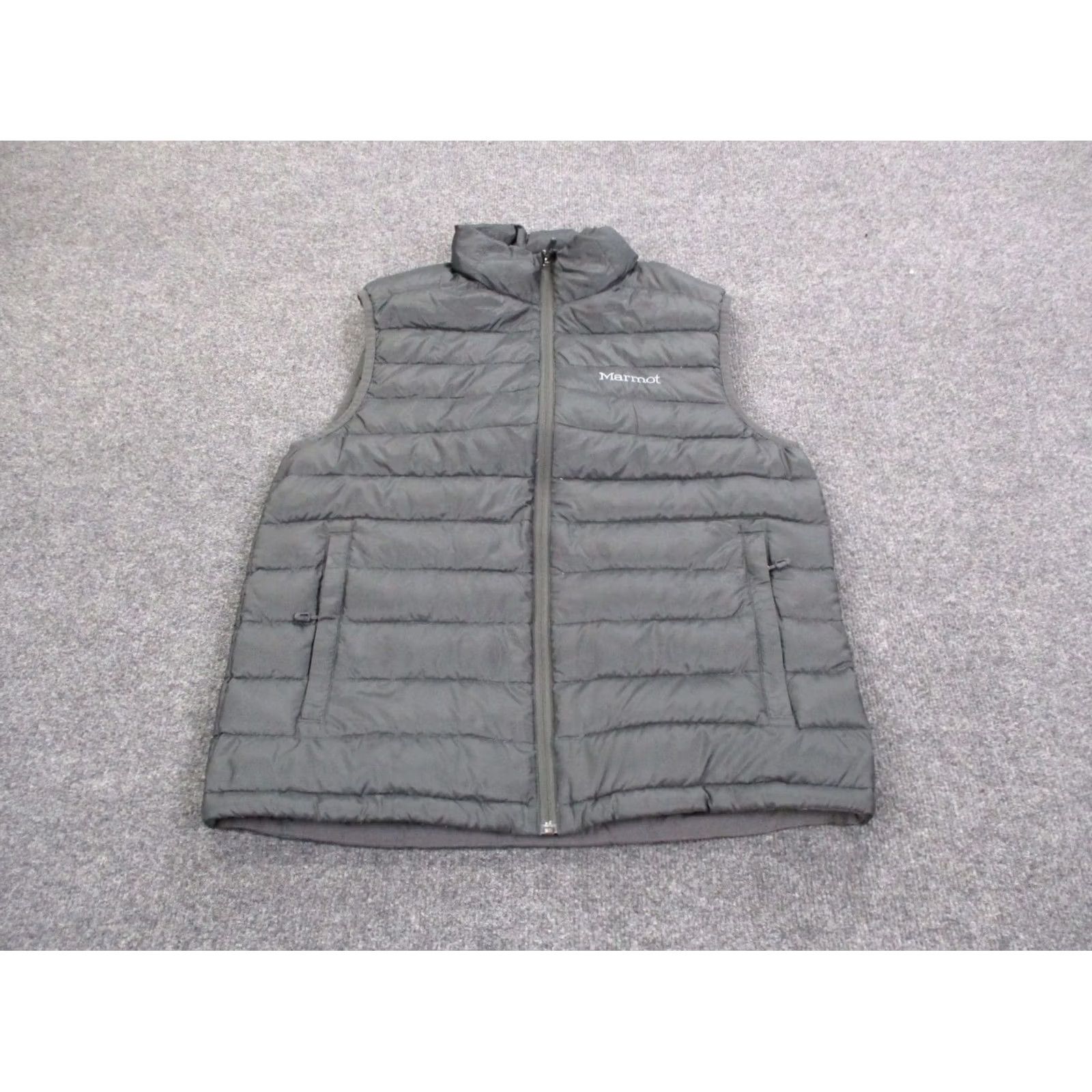 Marmot Marmot Vest Jacket Mens M Gray Down Quilted Puffer Outdoors Hiking 700 Fill Zip Full Zip Insulated Wind-Resistant Puffer Jacket Mens Size US M / EU 48-50 / 2 - 2 Thumbnail
