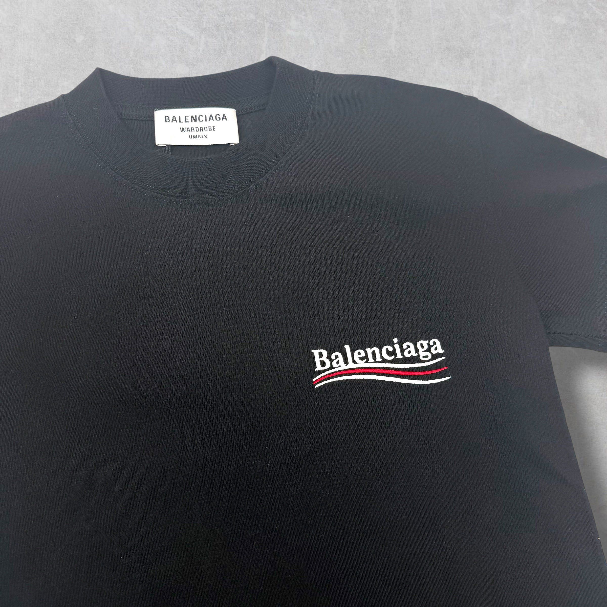 Balenciaga Balenciaga Campaign Logo Tee S Size S / US 4 / IT 40 - 4 Thumbnail
