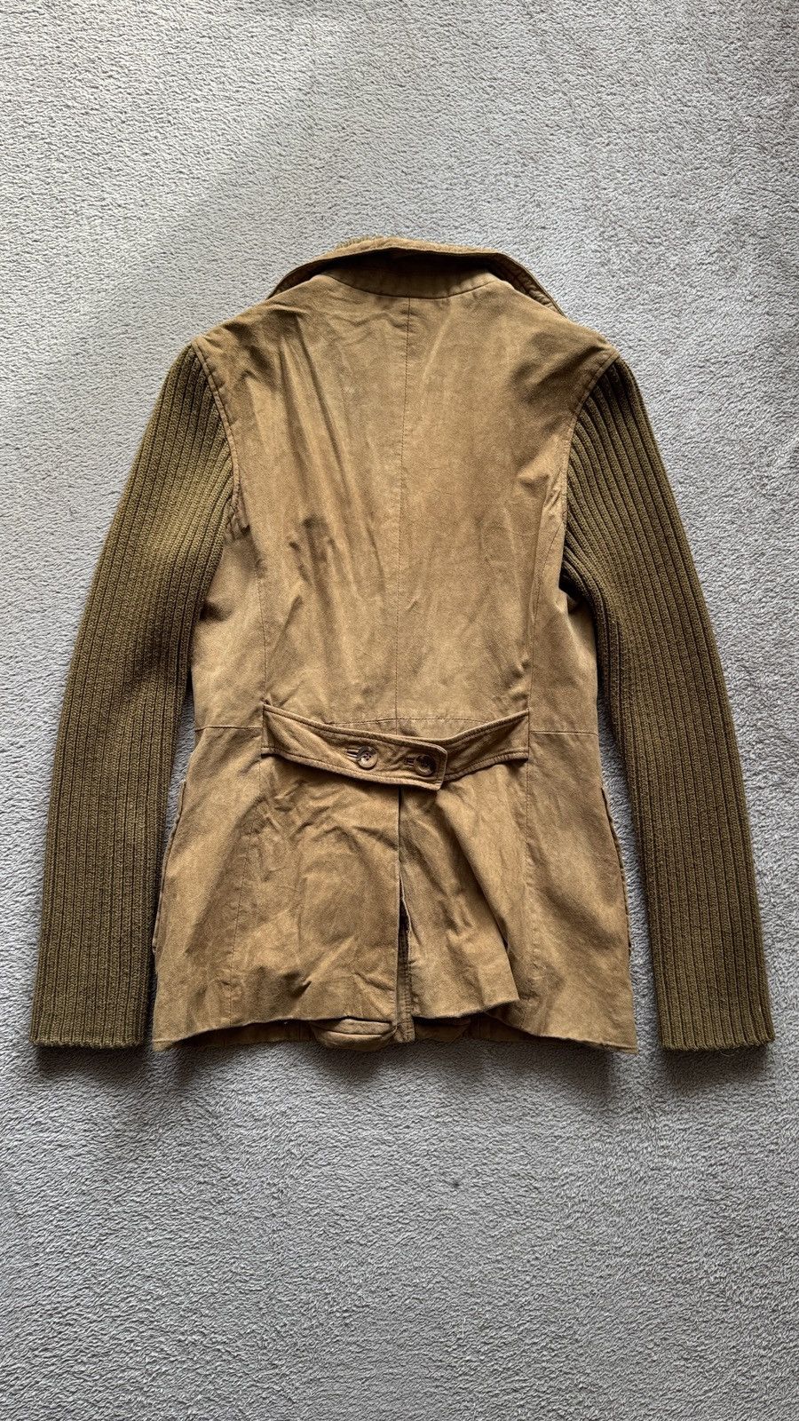 Genuine Leather Vintage Massimo Dutti Leather Blazer Jacket Helmut Lang vibe Size L / US 10 / IT 46 - 4 Thumbnail