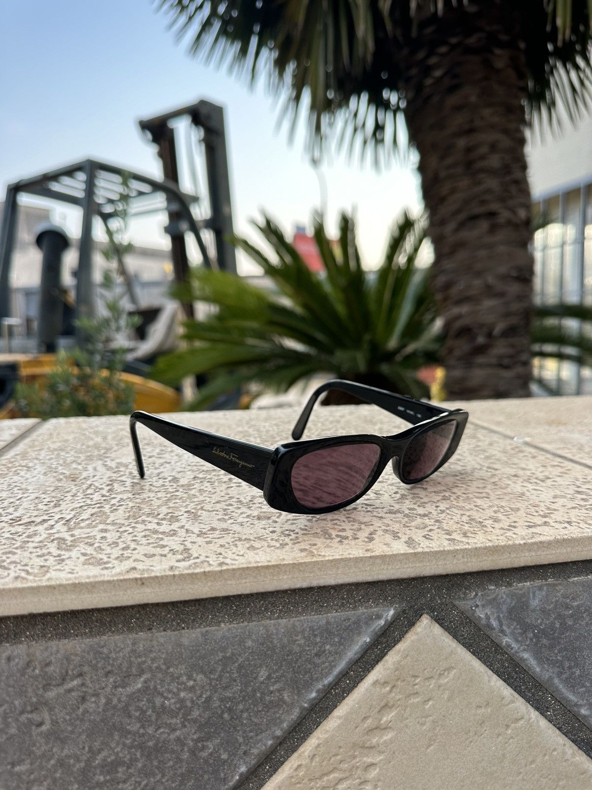 Salvatore Ferragamo Salvatore Ferragamo Sunglasses Black 2007 Size ONE SIZE - 1 Thumbnail