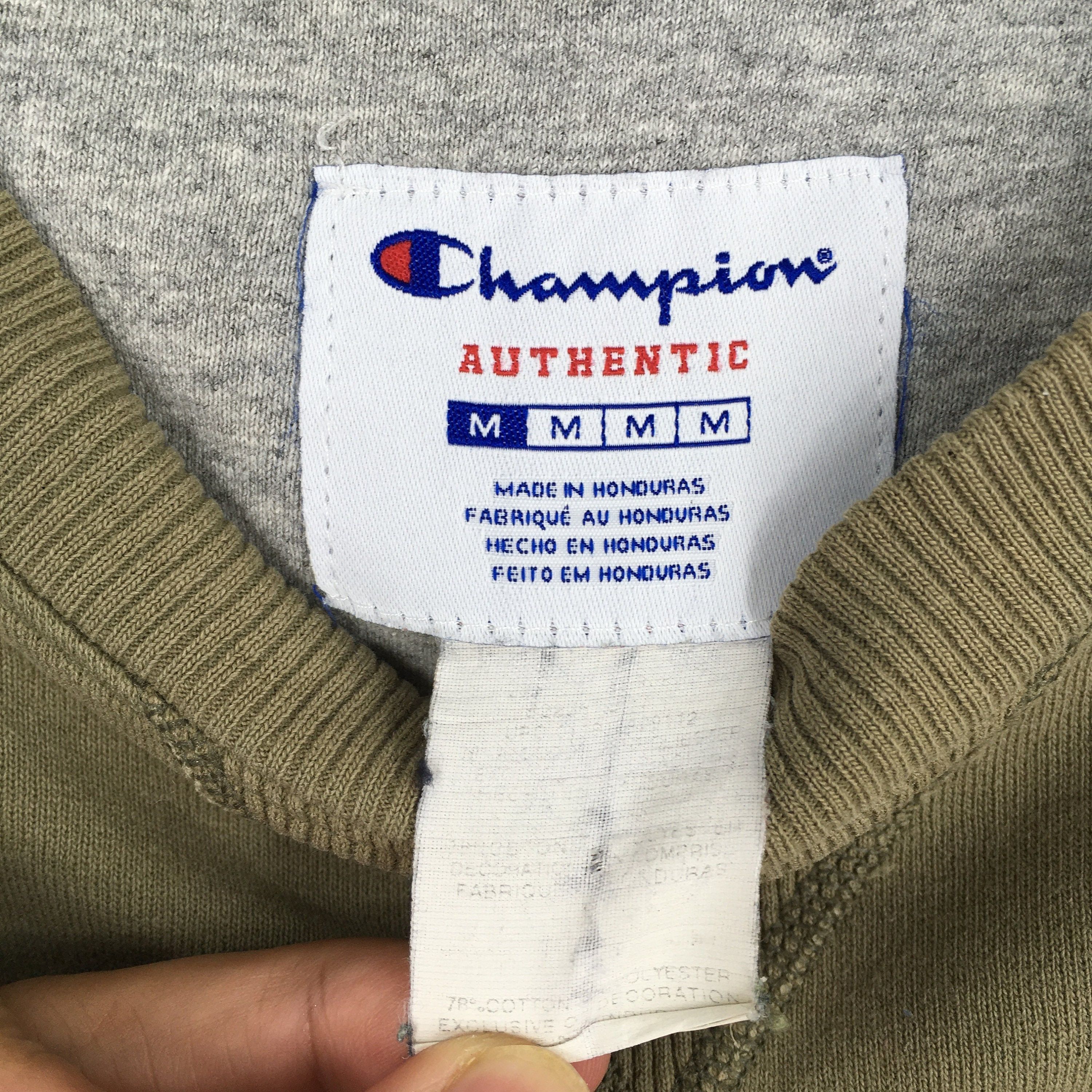 Champion × Vintage Vintage Champion Authentic Brown Sweatshirt Medium Size US M / EU 48-50 / 2 - 5 Thumbnail