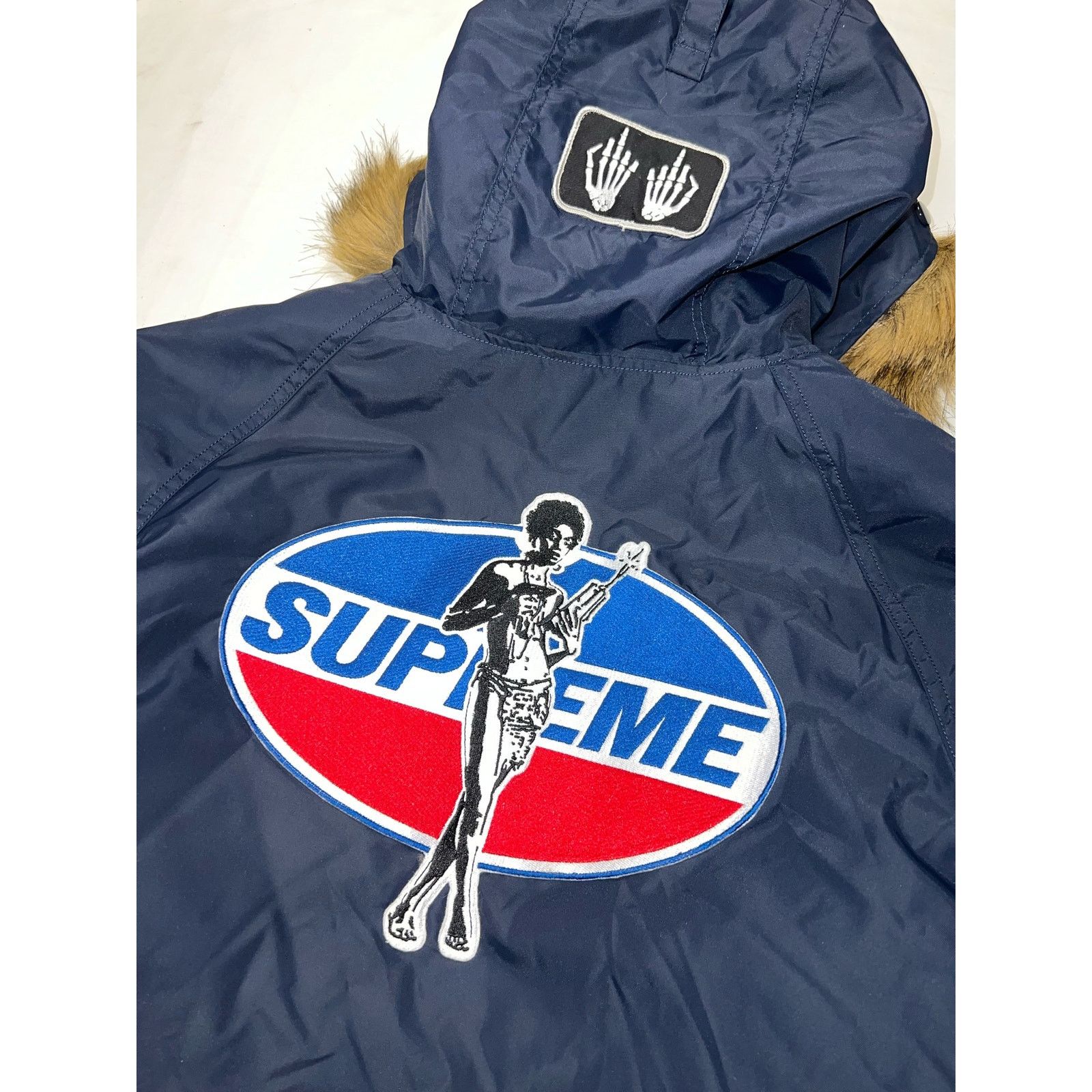 Hysteric Glamour × Supreme Supreme FW17 Hysteric Glamour N-3B Fur Parka Coat Size US S / EU 44-46 / 1 - 5 Thumbnail