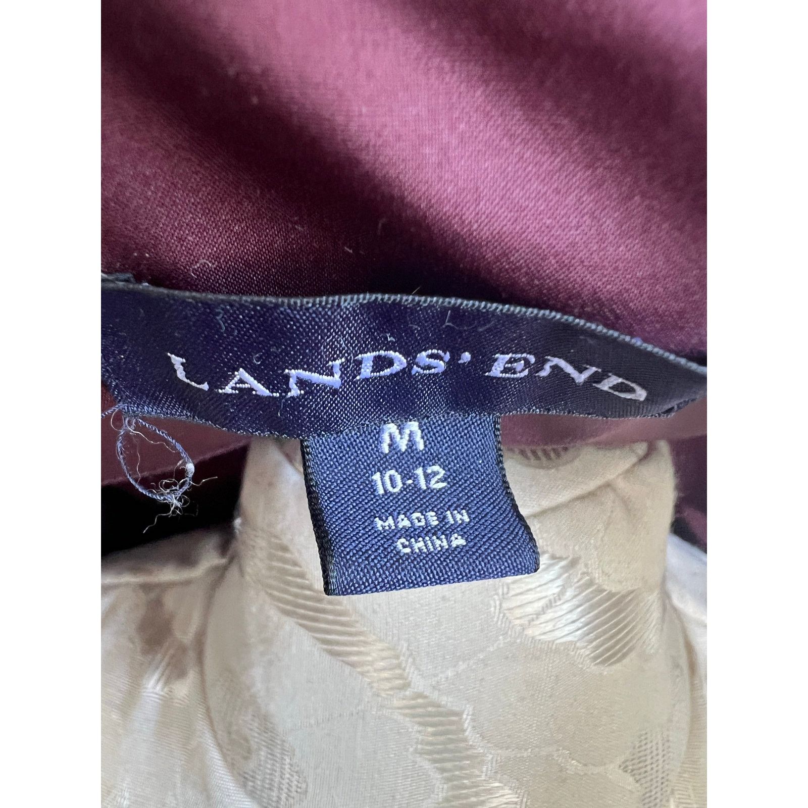Lands' End Lands' End Full Zip Solid Purple Down Puffer Vest Medium Size M / US 6-8 / IT 42-44 - 6 Thumbnail