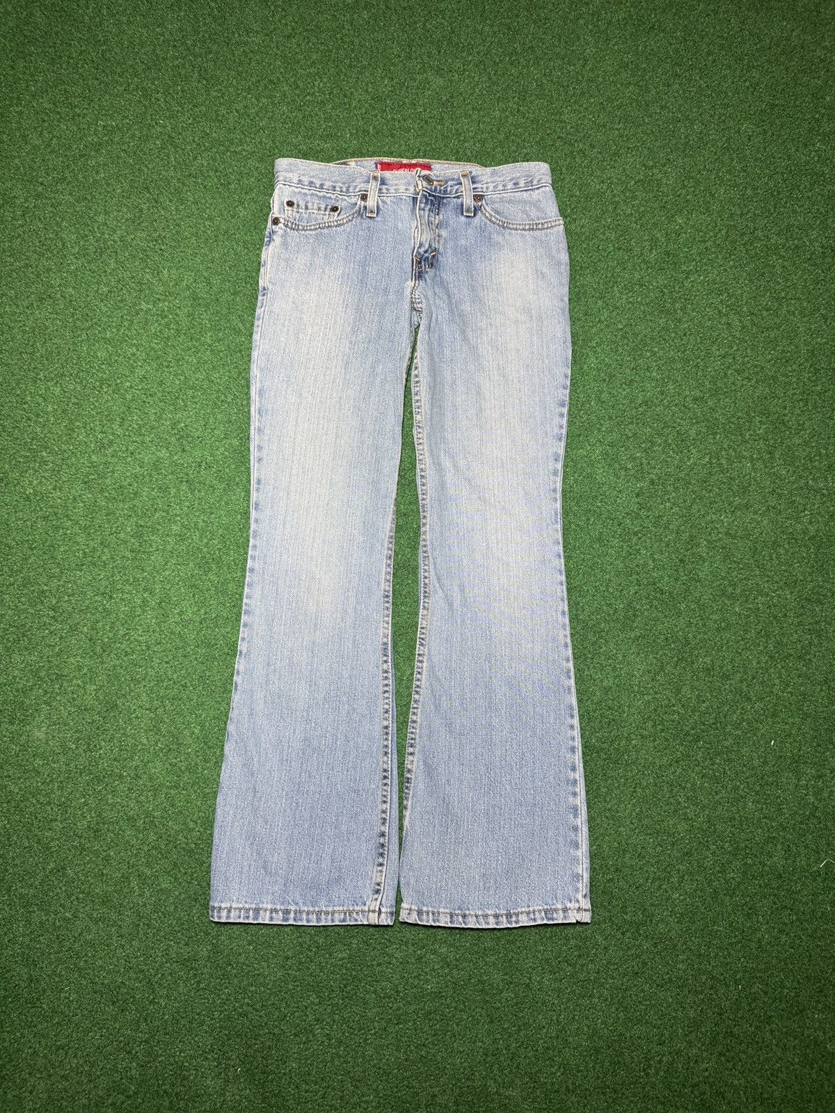 Levi's Vintage Clothing Vintage Levi’s 518 Super Low Rise Bootcut Flare 30x30 Jeans Size 30" / US 8 / IT 44 - 4 Thumbnail