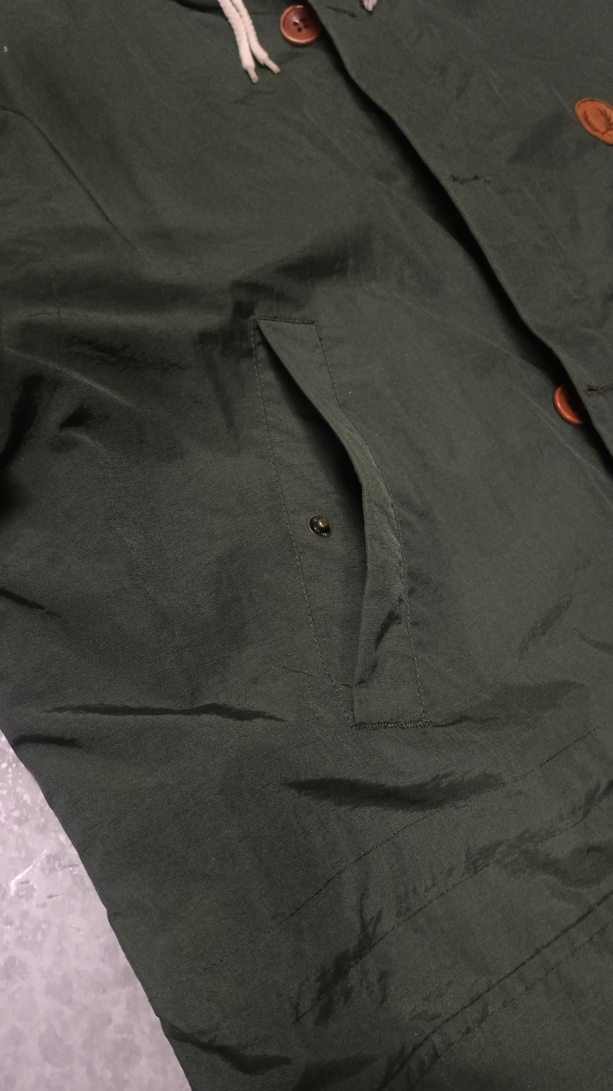 Fred Perry 💥 Fred Perry Green Army Parka Very Rare Size US L / EU 52-54 / 3 - 6 Thumbnail