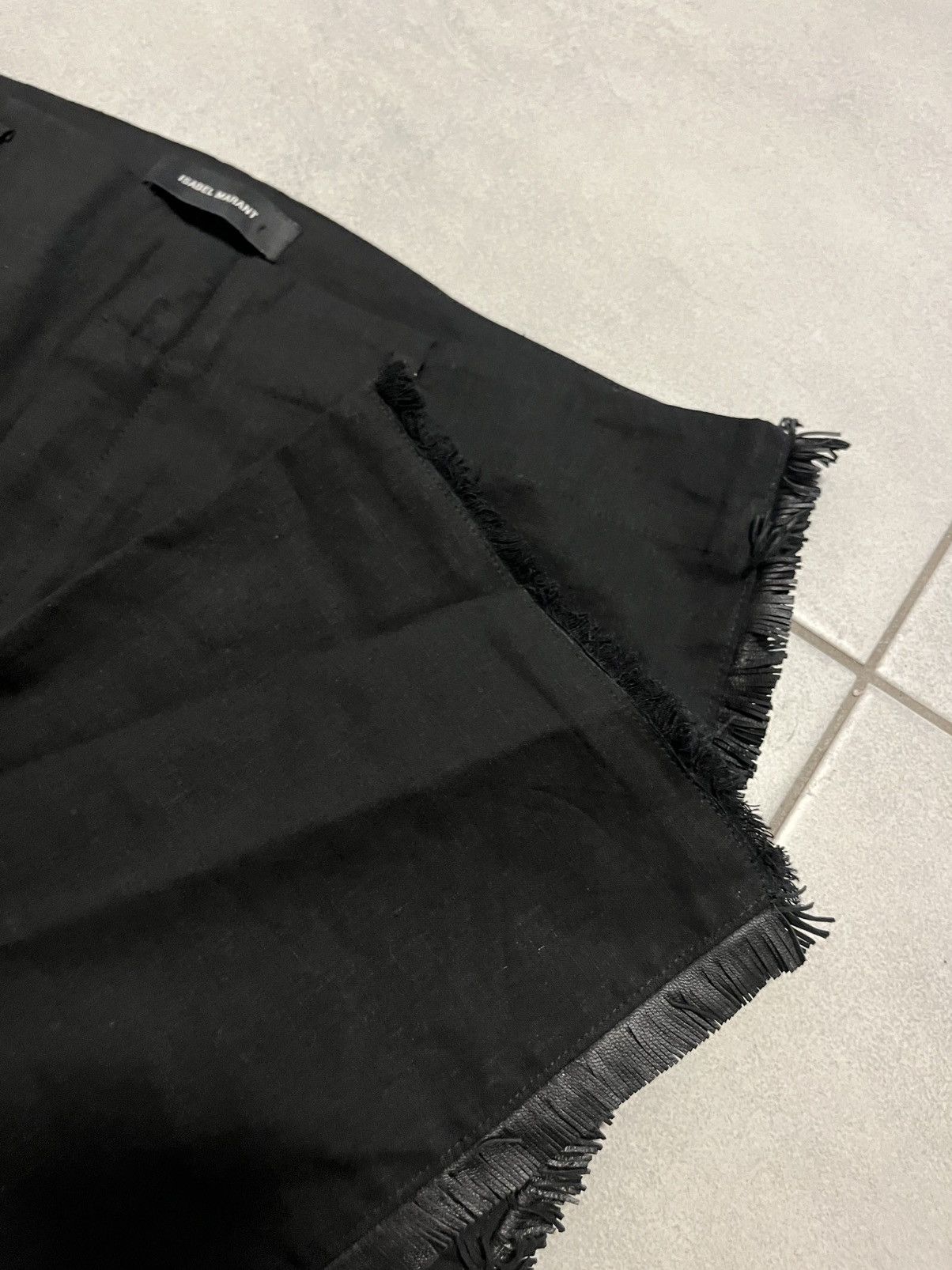 Isabel Marant Isabel Marant lamb leather fringe pants vintage avant-garde Size 28" / US 6 / IT 42 - 3 Thumbnail