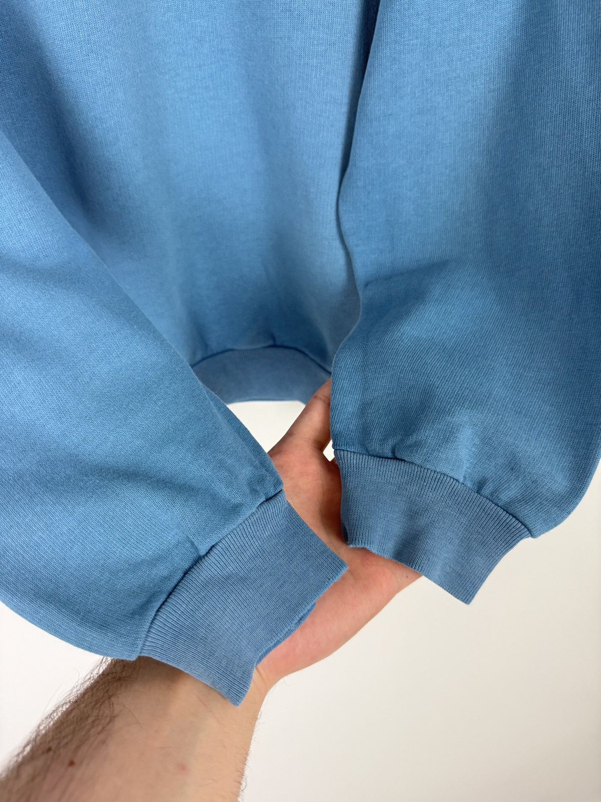 Prince 1980’s Vintage Prince Tennis Patch Baby Blue Boxy Sweatshirt Size US M / EU 48-50 / 2 - 6 Thumbnail