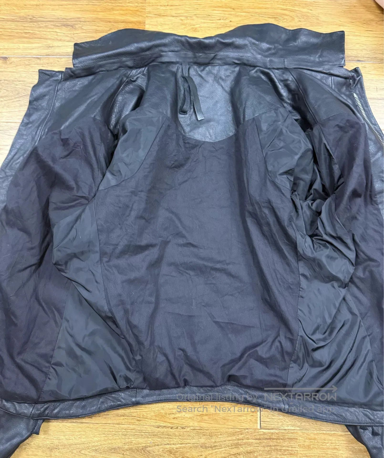 Noir Kei Ninomiya Vintage Black Motorcycle Leather Jacket. Size US L / EU 52-54 / 3 - 3 Thumbnail