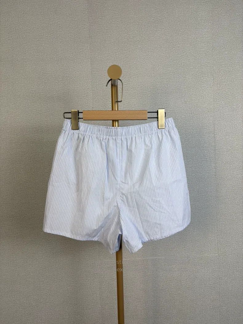 Dior Dior SizeXXL Blue and white vertical striped shorts Size US 37 - 2 Thumbnail