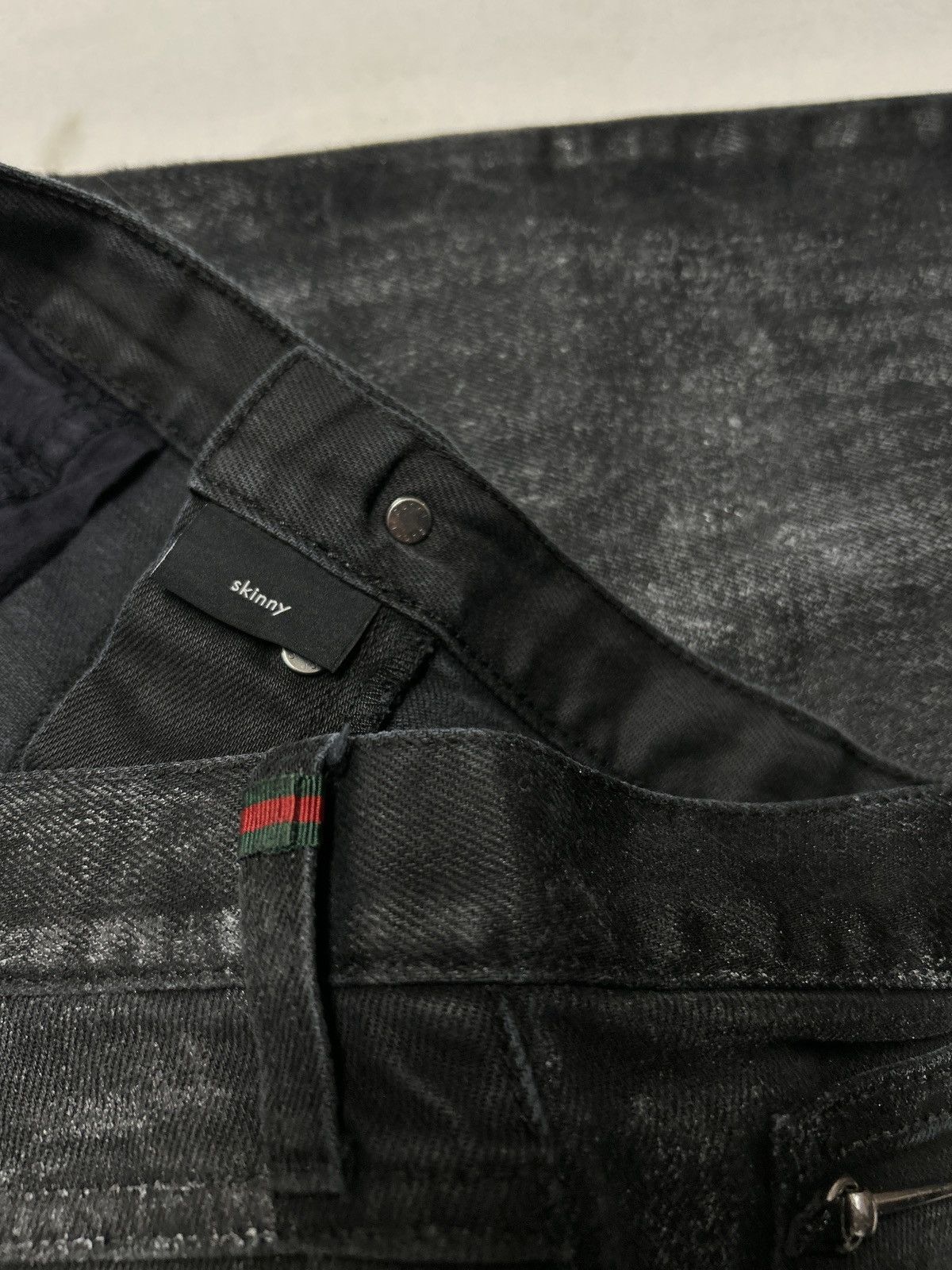 Gucci Gucci Horsebit Waxed Denim Jeans Size US 34 / EU 50 - 7 Thumbnail