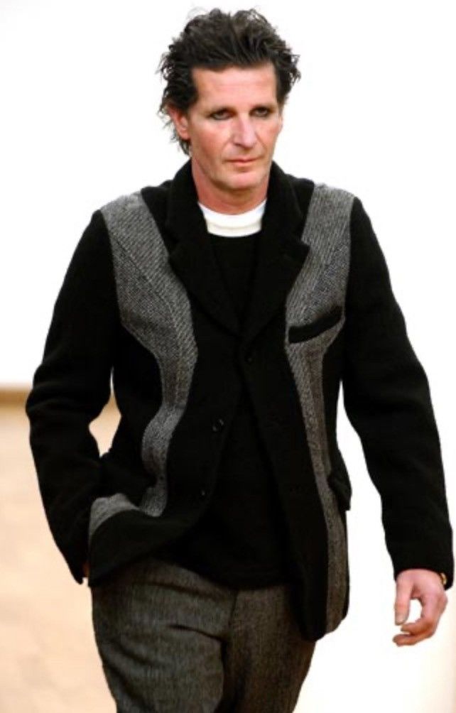 Comme des Garcons Fall03 Runway Black Wool Dye Blazer Size US S / EU 44-46 / 1 - 1 Thumbnail