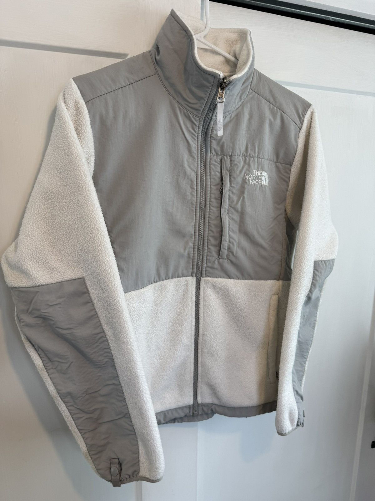 The North Face Vintage Y2k North Face white & grey Denali fleece jacket Size M / US 6-8 / IT 42-44 - 2 Thumbnail