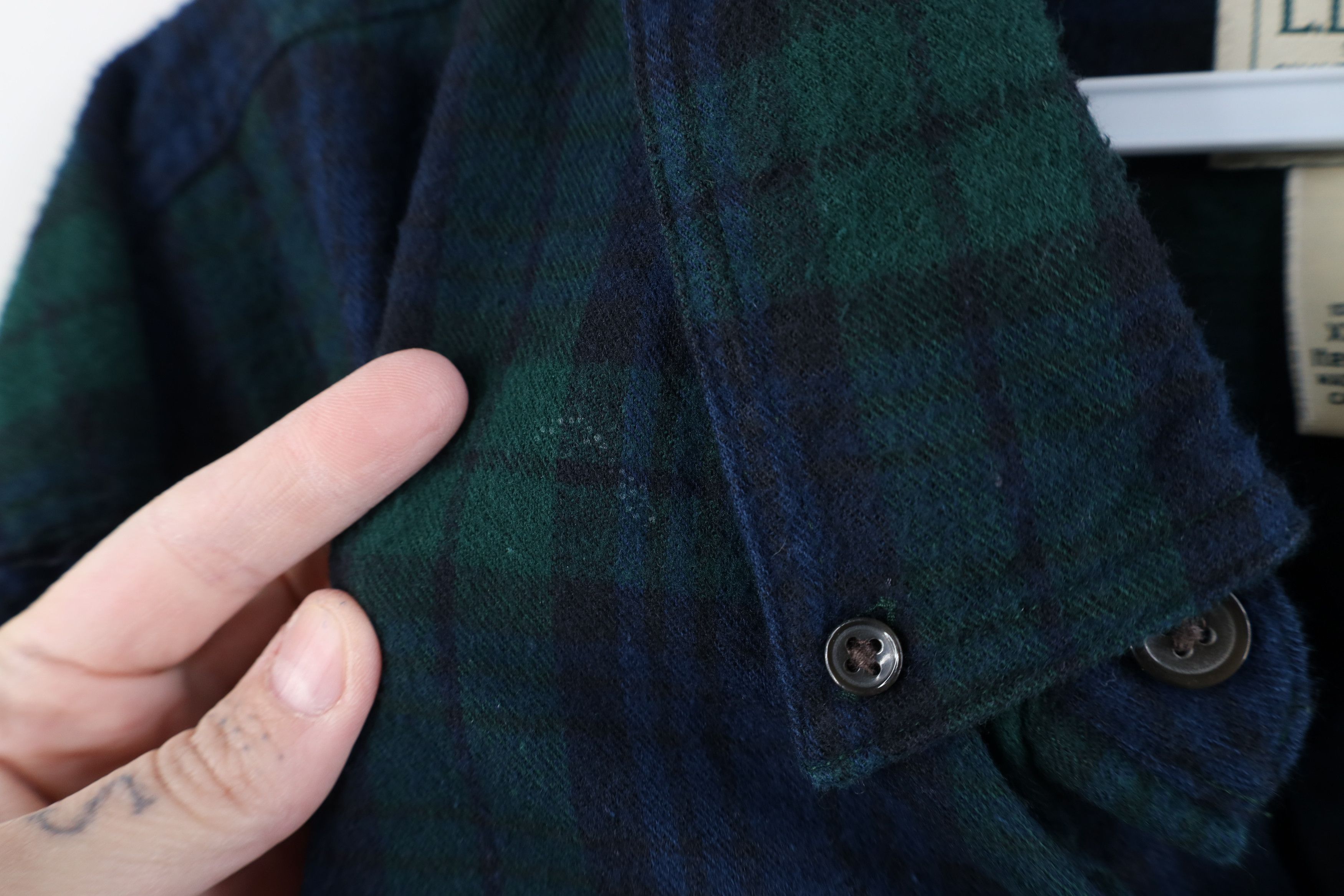 L.L. Bean Vintage LL Bean Flannel Collared Button Down Shirt Plaid Size US XXL / EU 58 / 5 - 4 Thumbnail