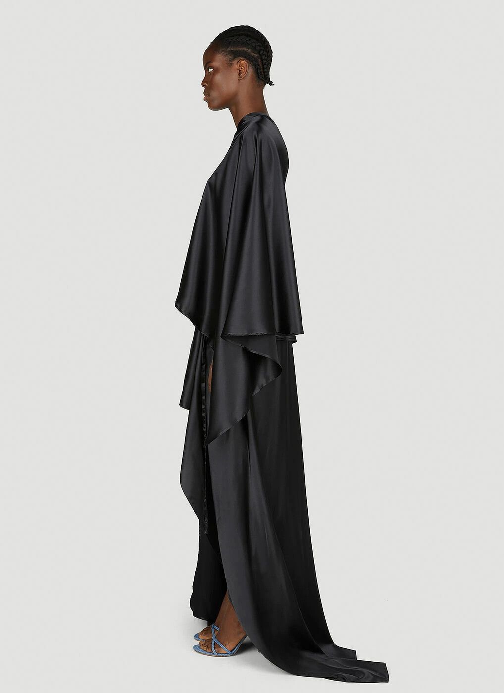 Acne Studios o1y0725 Maxi Dress in Black Size M / US 6-8 / IT 42-44 - 3 Thumbnail