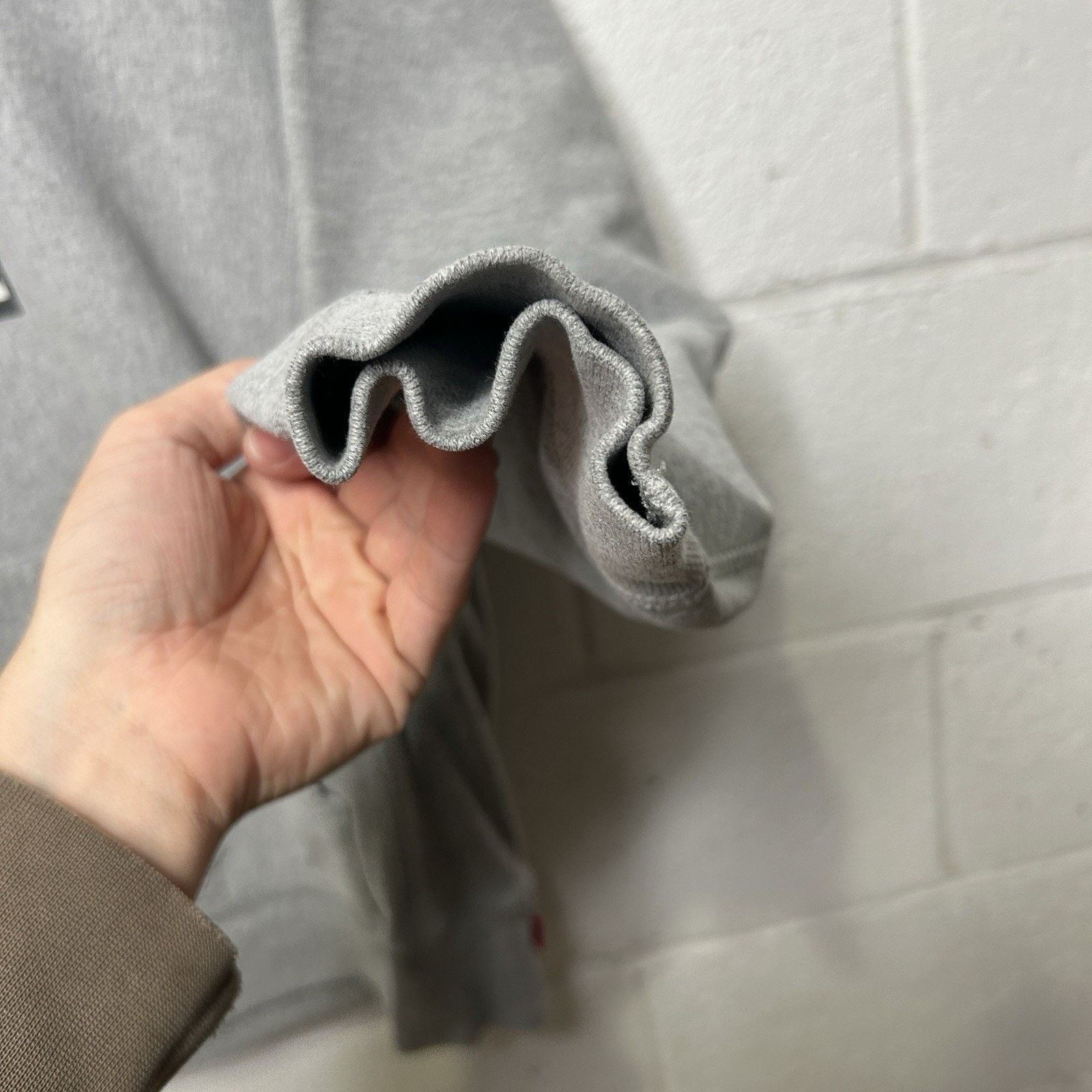 Supreme Supreme Sumo Hooded Sweatshirt “Light Grey” FW16 Size US XL / EU 56 / 4 - 5 Thumbnail