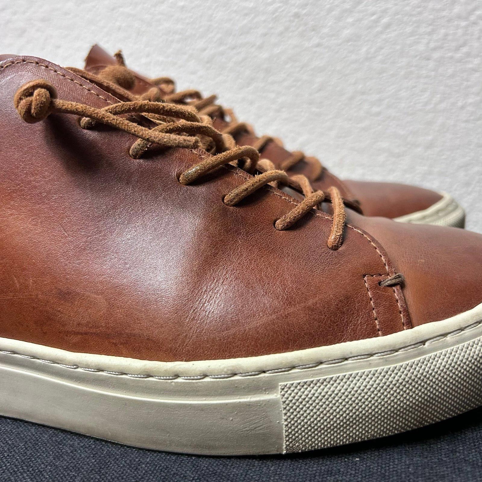 Massimo Dutti Massimo Dutti Leather Sneakers sz 12 Size US 12 / EU 45 - 8 Thumbnail