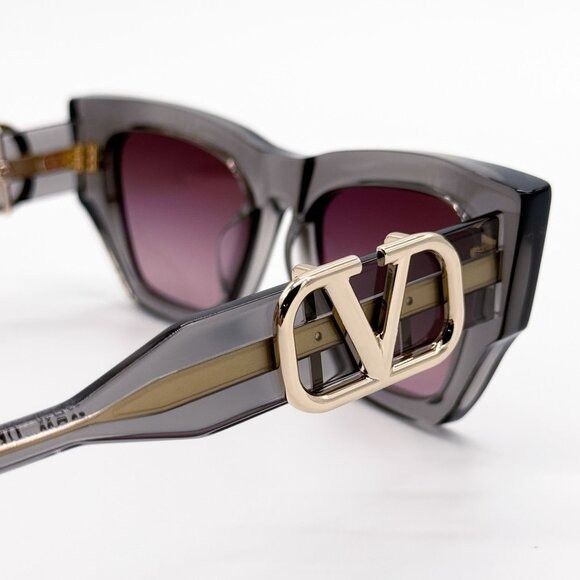 Valentino NEW VALENTINO SUNGLASSES VLS-166C VIOLET WOMEN CAT EYE EYEWE Size ONE SIZE - 5 Thumbnail